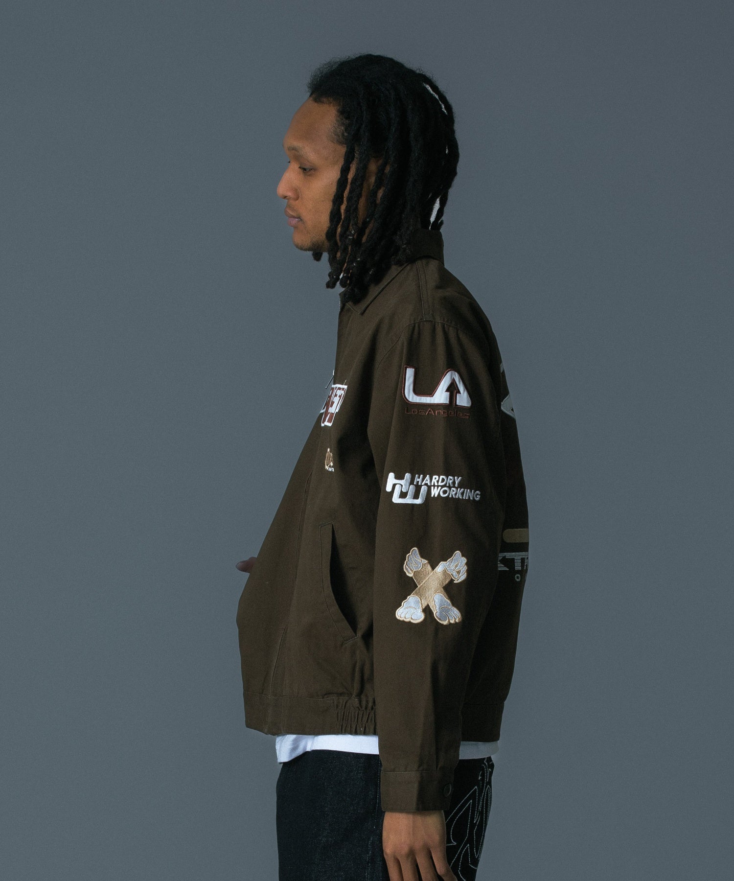 PEACH FINISHED WORK JACKET