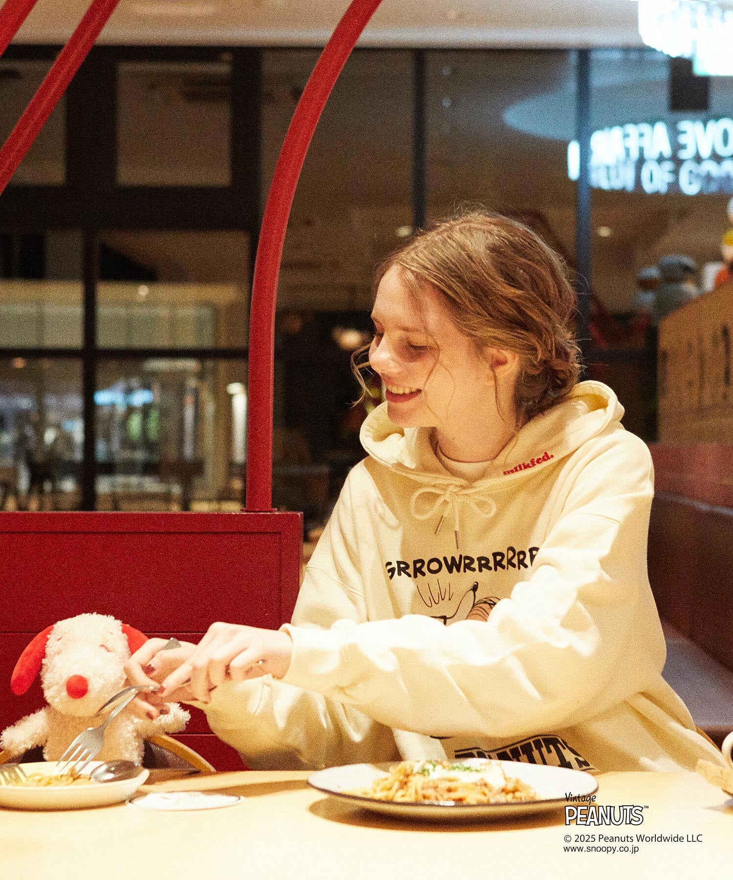 MILKFED. × PEANUTS HOODIE