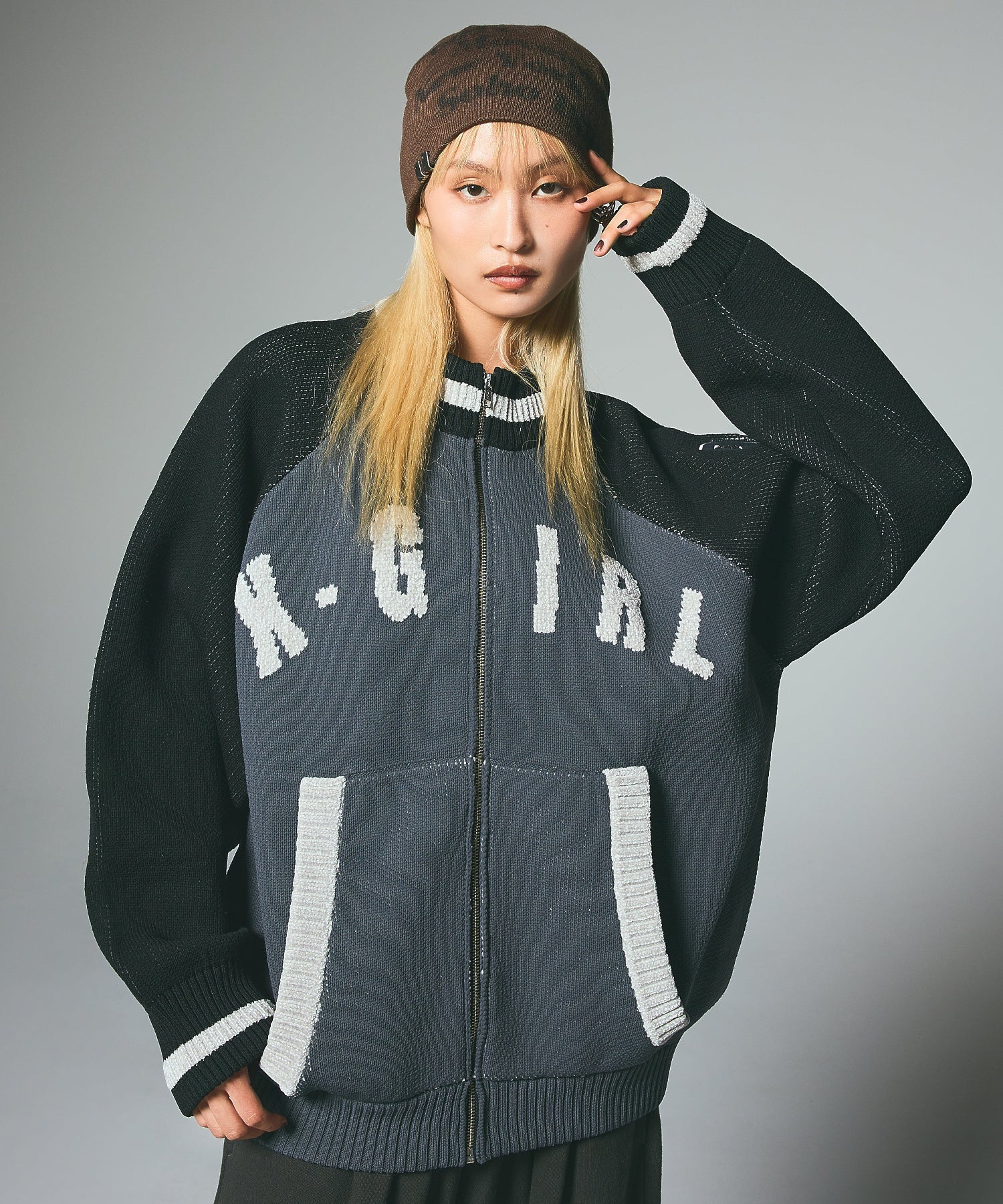 STADIUM KNIT JACKET