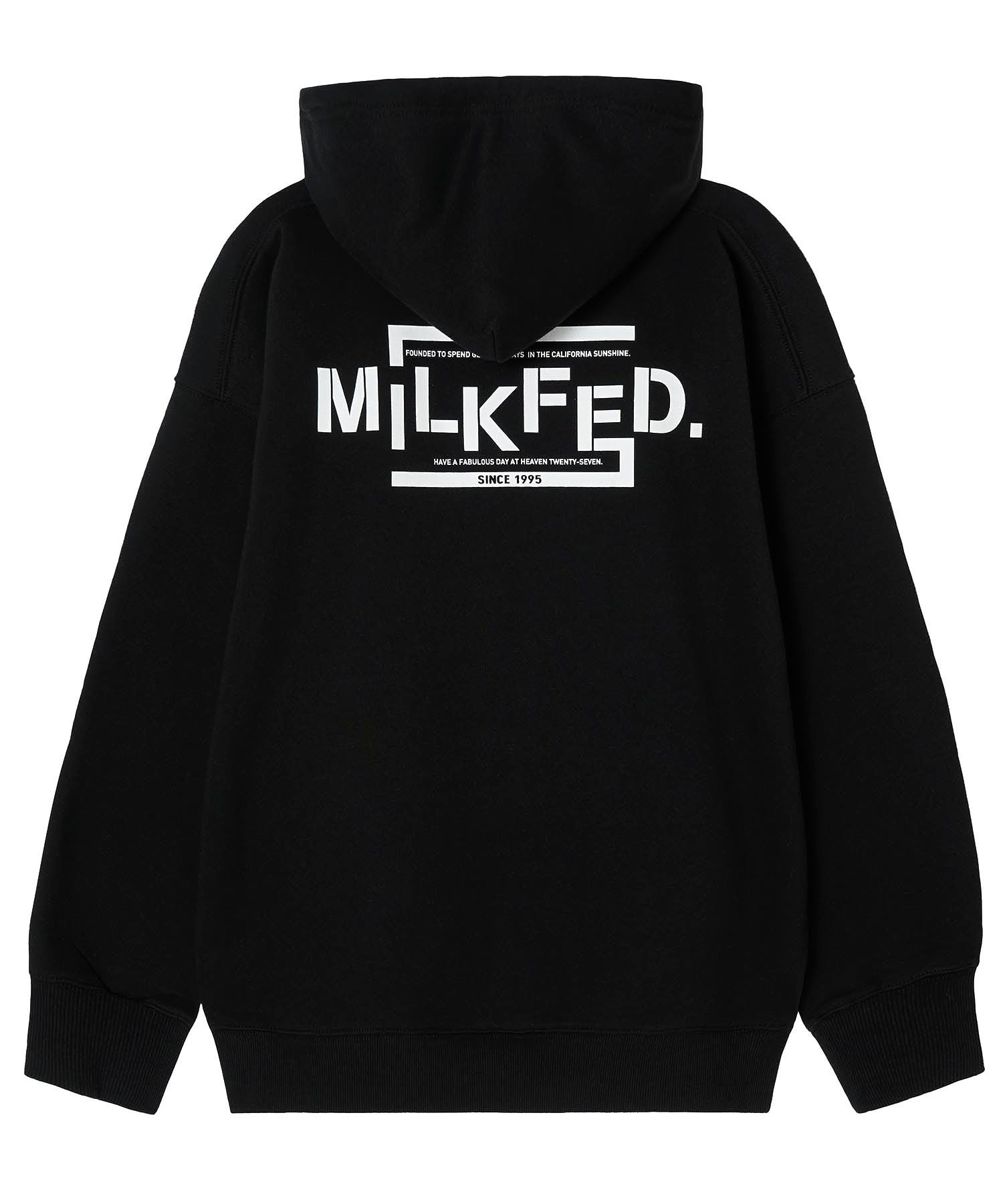 STENCIL BIG SWEAT HOODIE MILKFED.