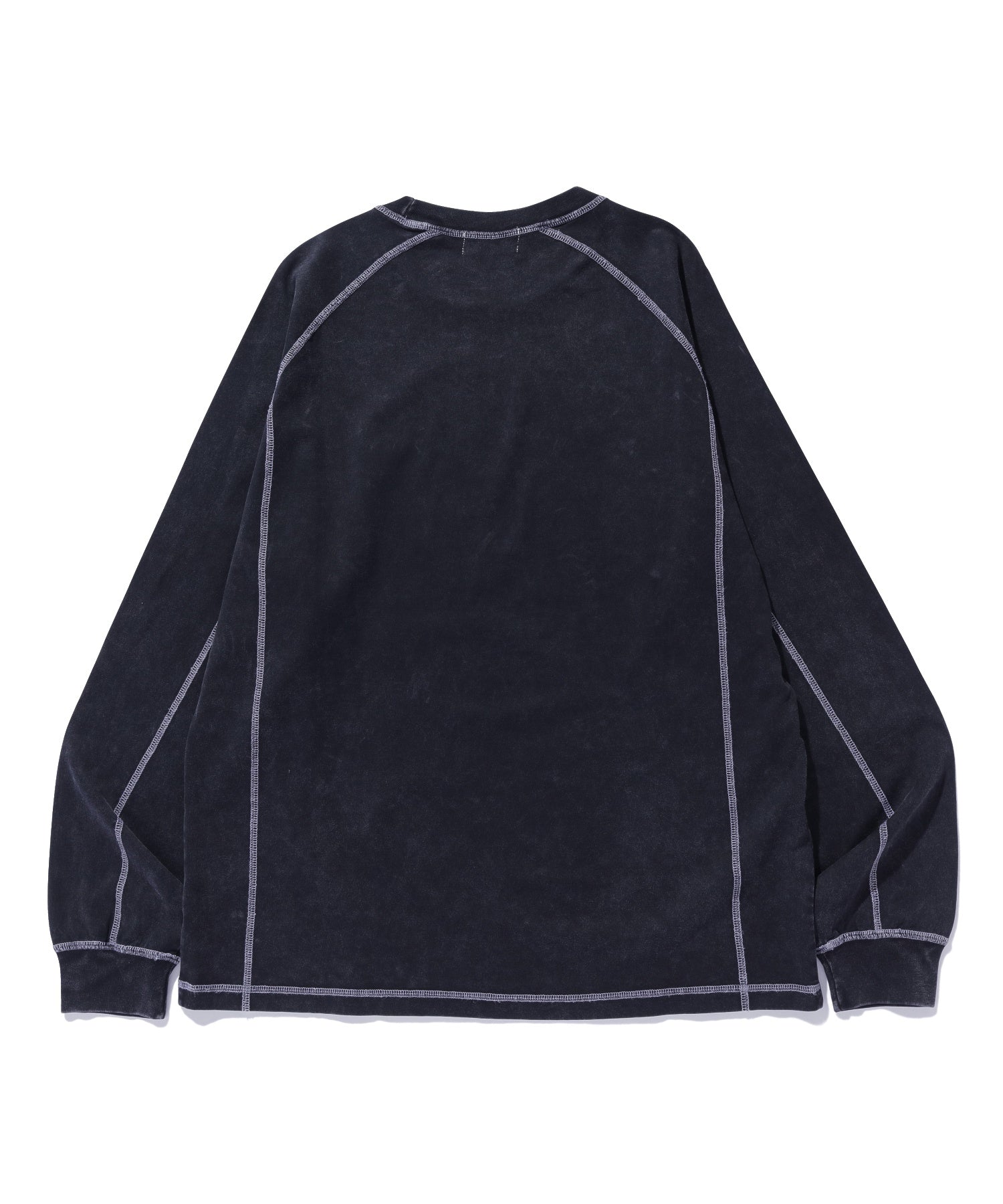 CONTRAST STITCH L/S TEE