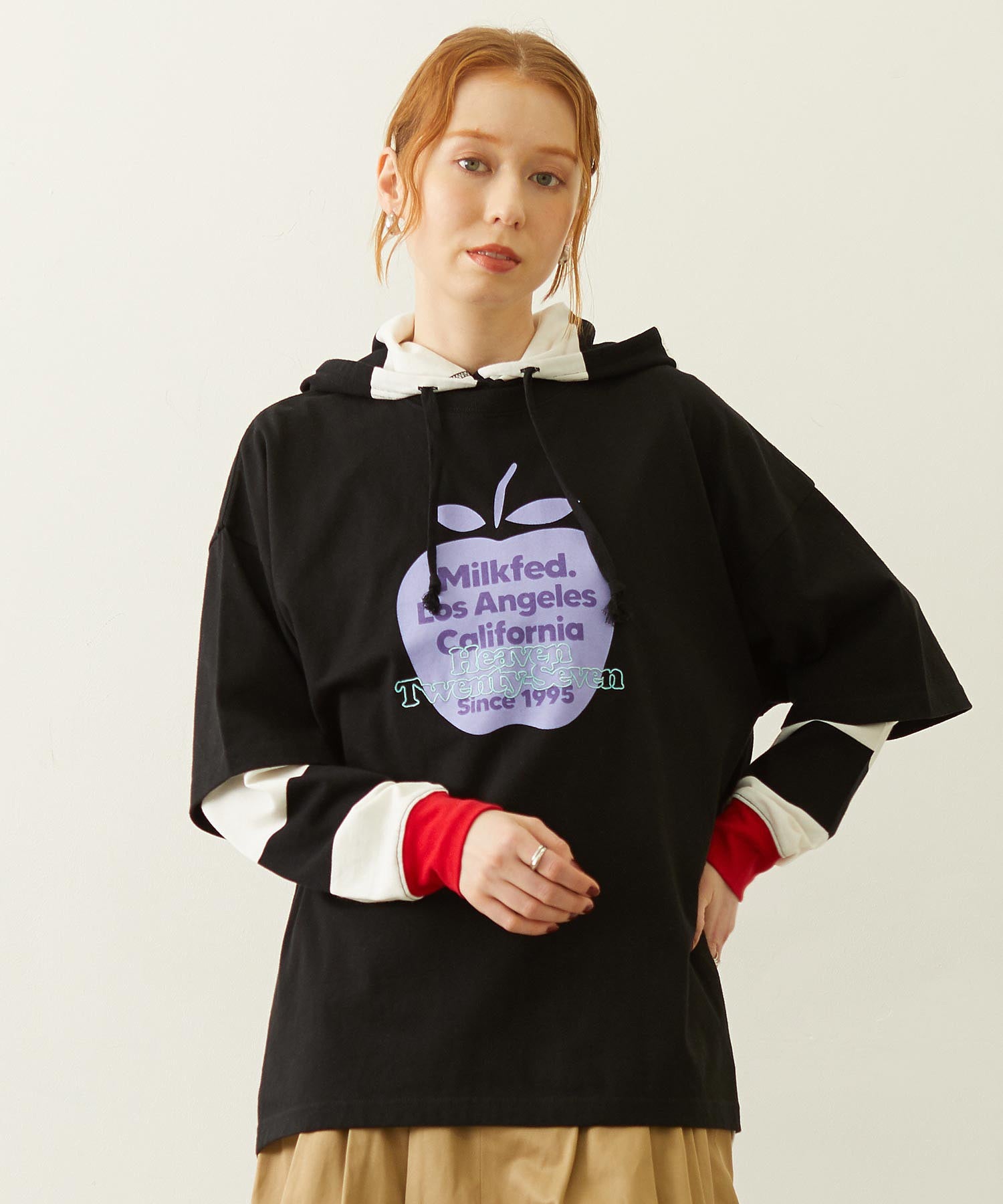 APPLE EMBROIDERY S/S TEE
