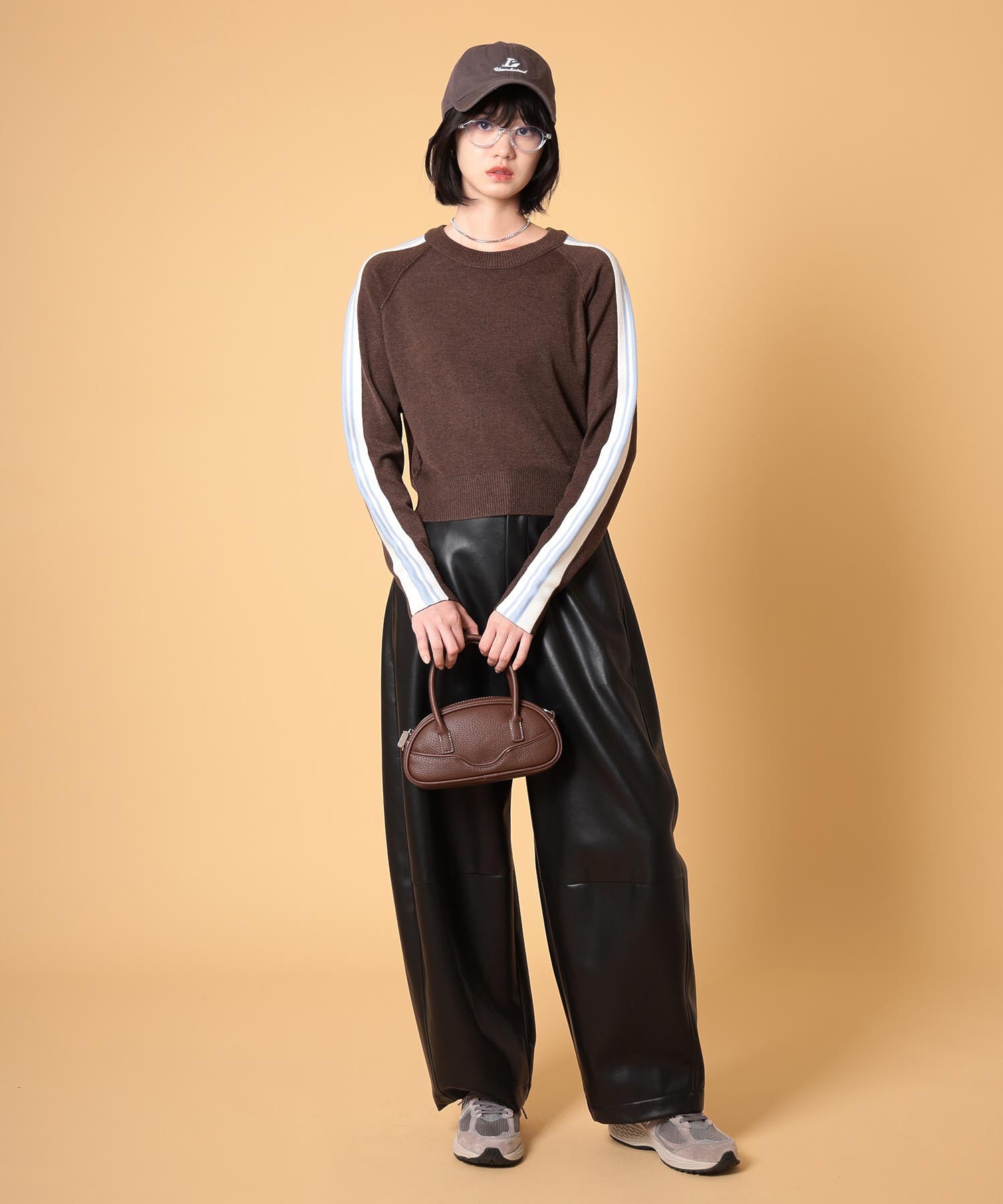 ラインニットプルオーバー