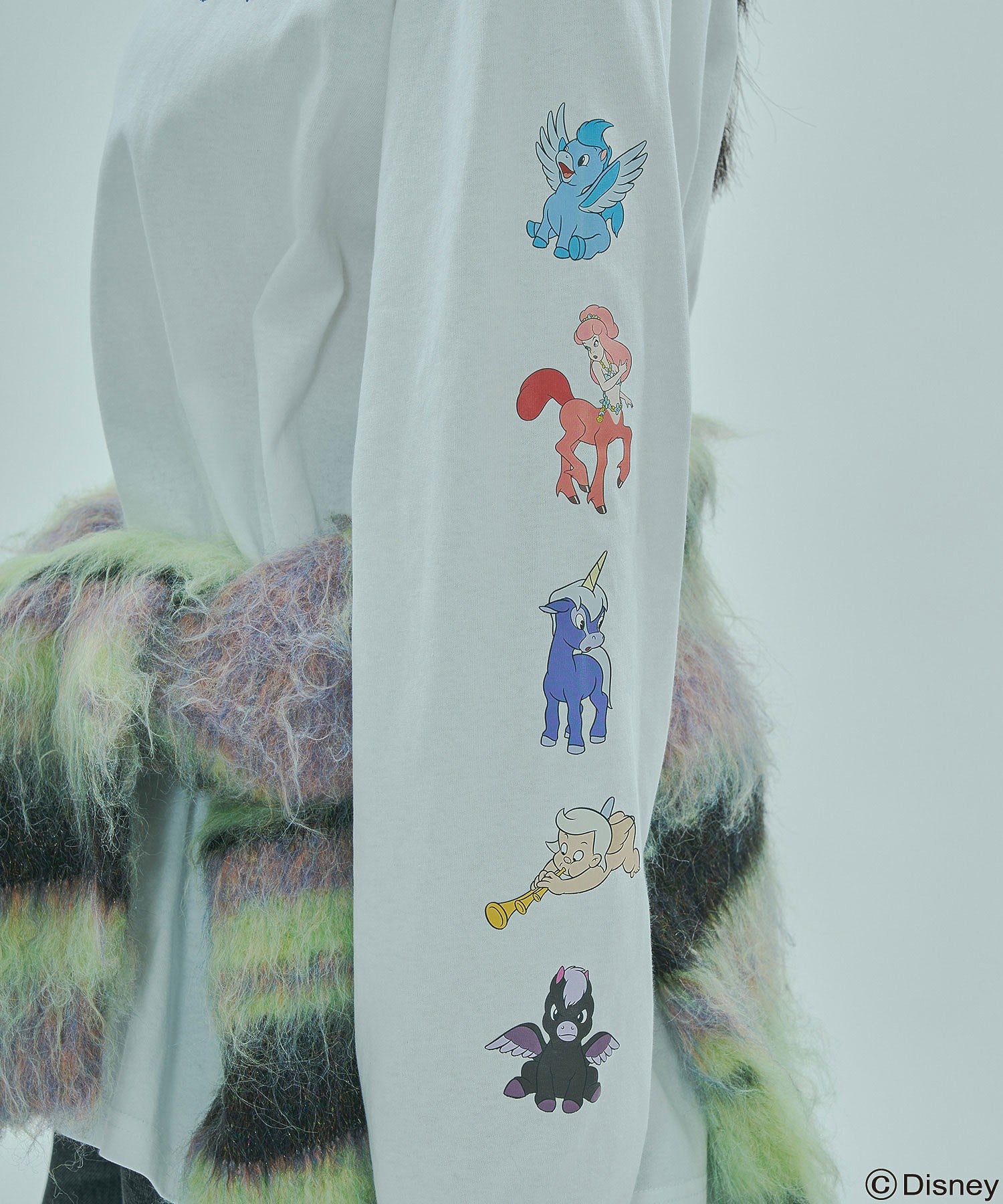 DISNEY『FANTASIA』/SLEEVE PRINT L/S TEE