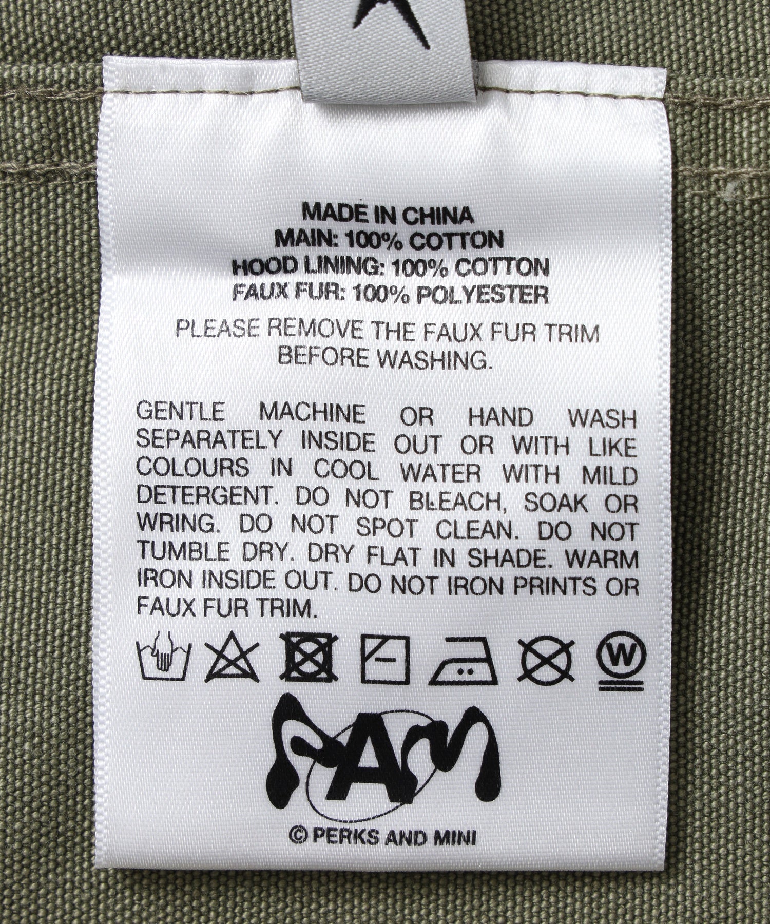 PERKS AND MINI/パークスアンドミニ/TRUE NATURE FISHTAIL PARKA 39221