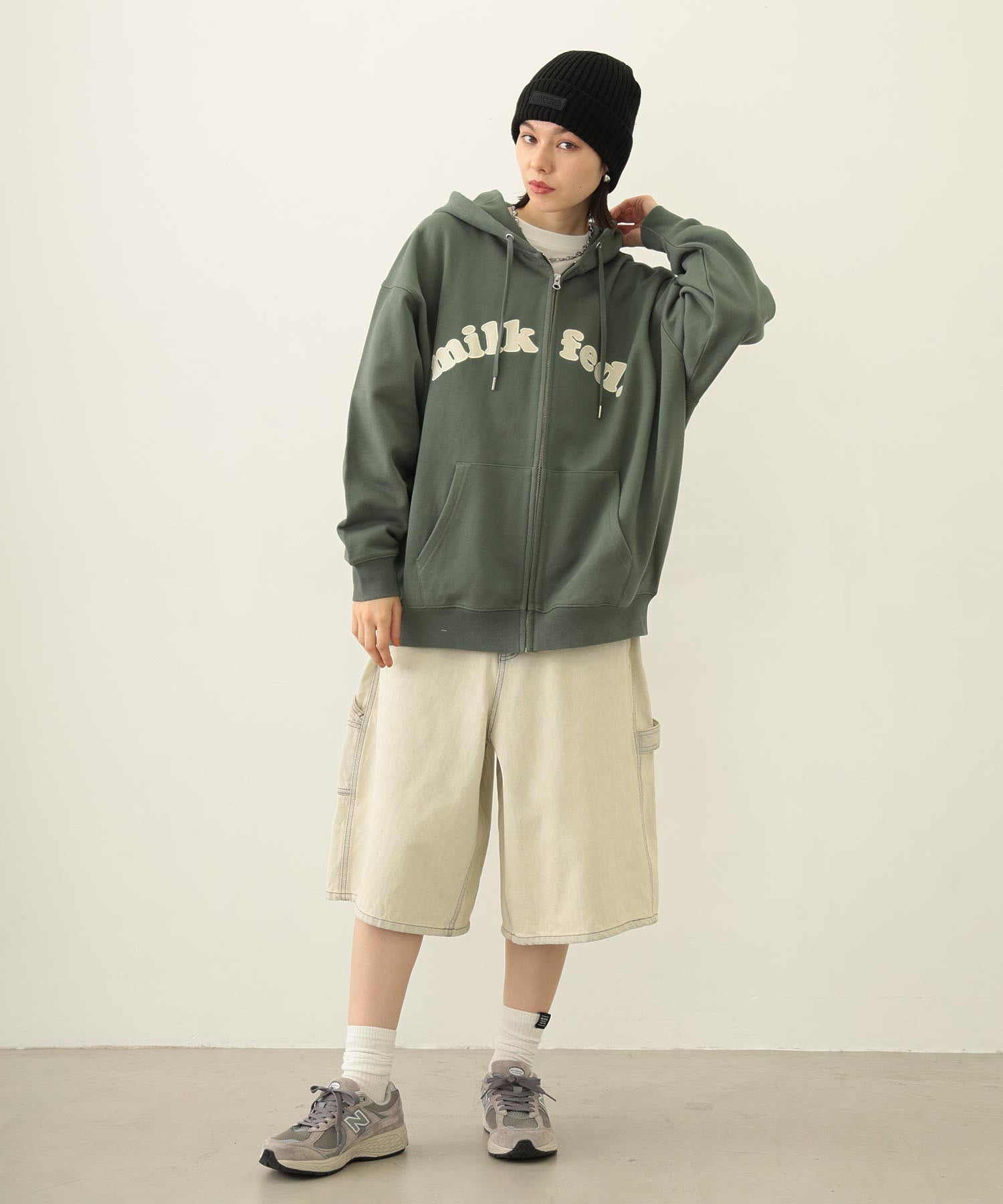 ARCH COOPER LOGO ZIP UP HOODIE