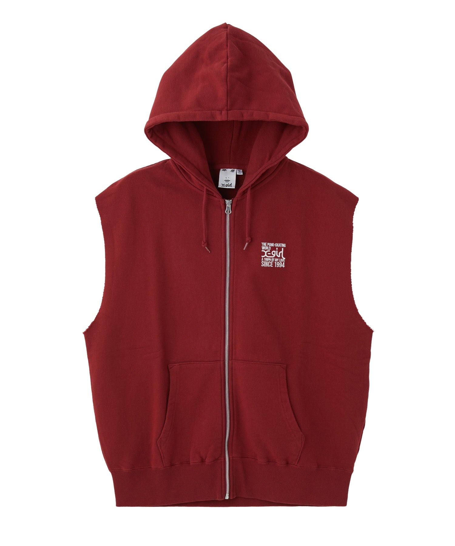 SIGNBOARD LOGO ZIP UP SWEAT VEST