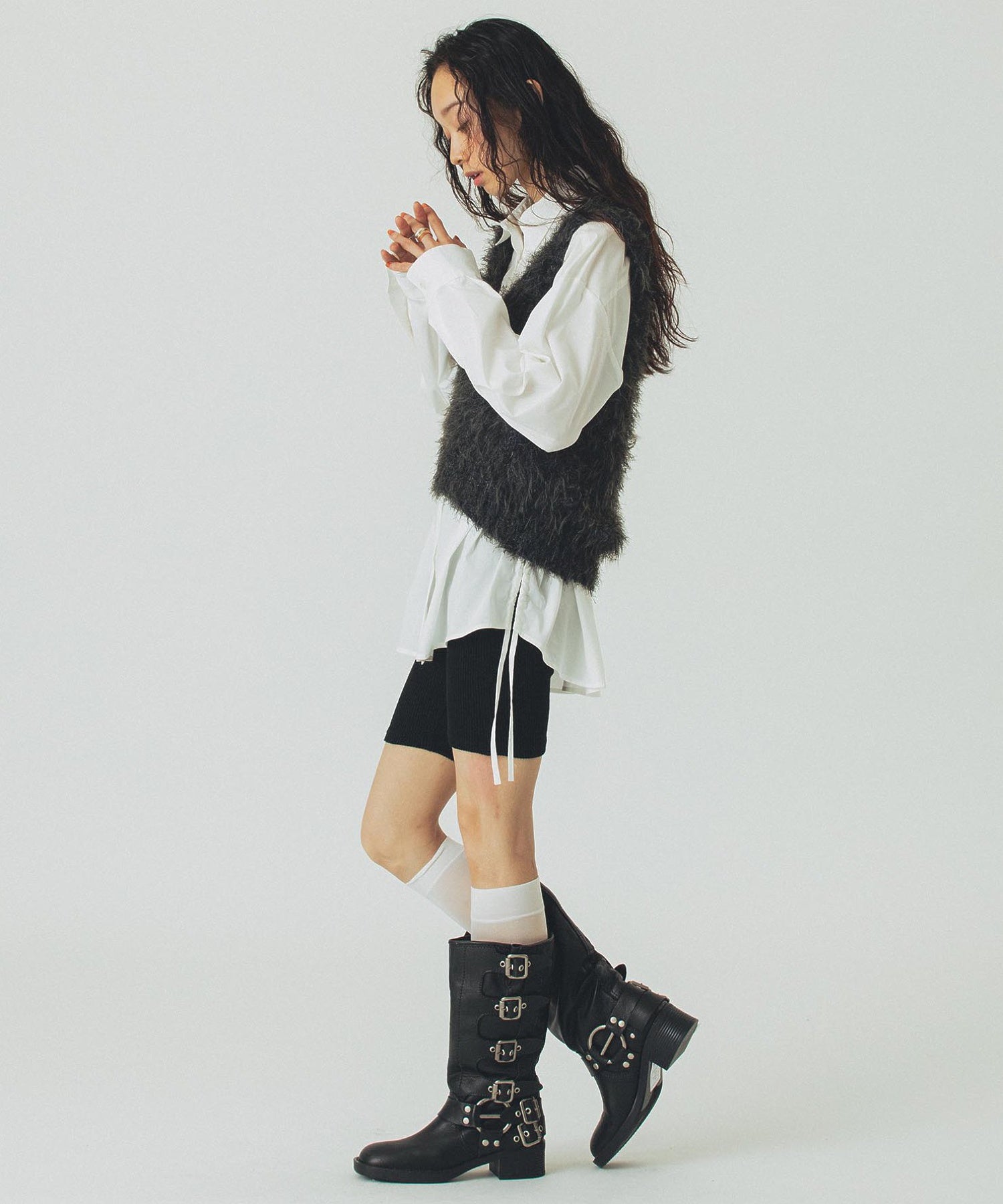 model:161cm 着用サイズ:ONE SIZE