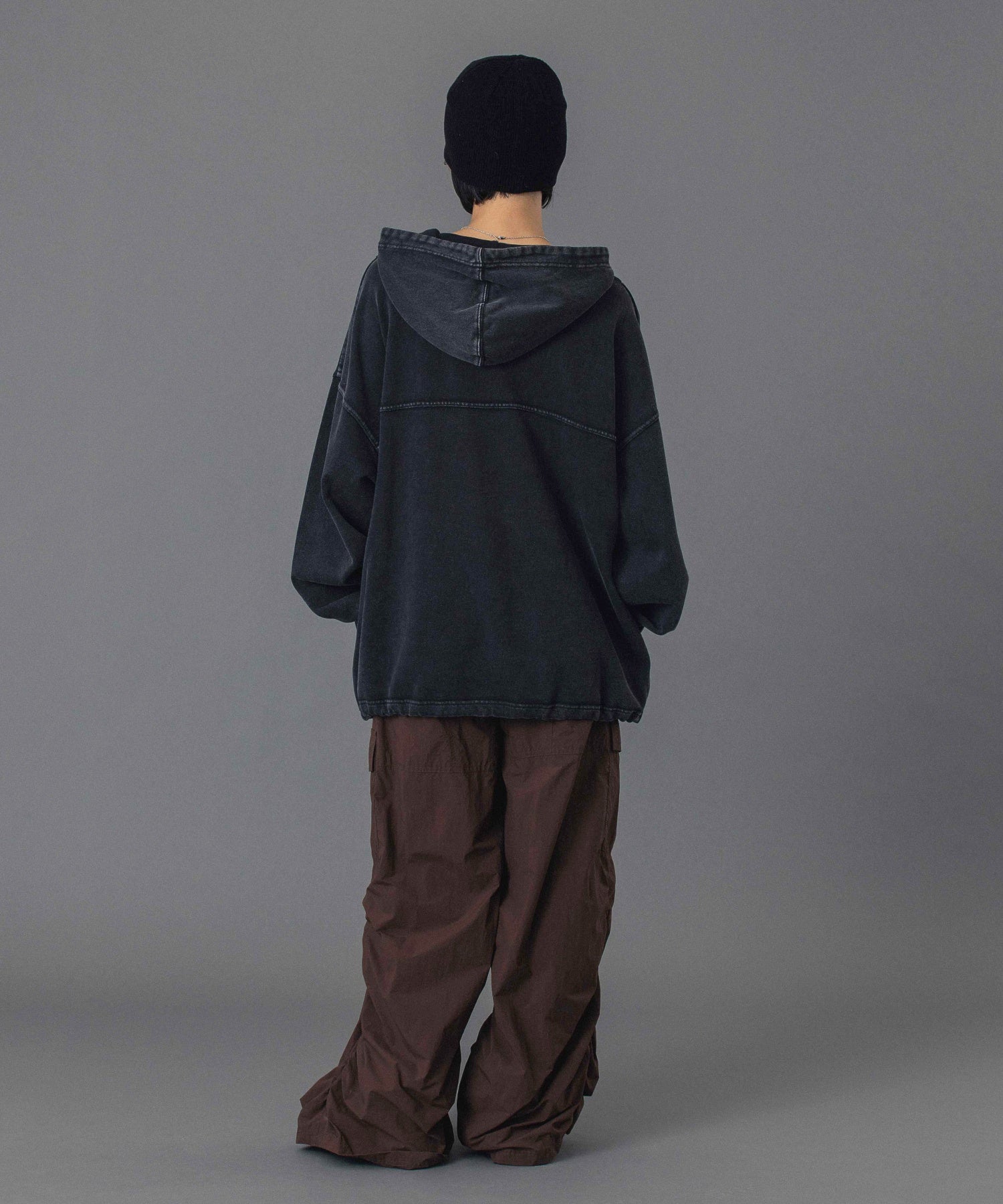 FADED SWEAT ANORAK PARKA