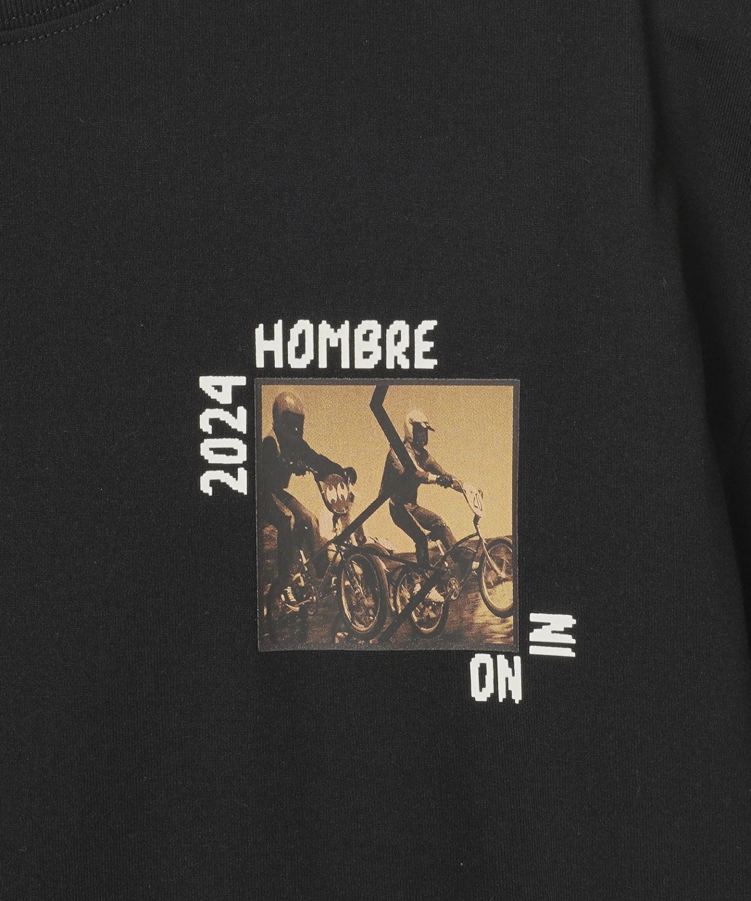 Hombre Nino/オンブレニーニョ/S/S PRINT TEE/BIKE/HN0241-CT0017