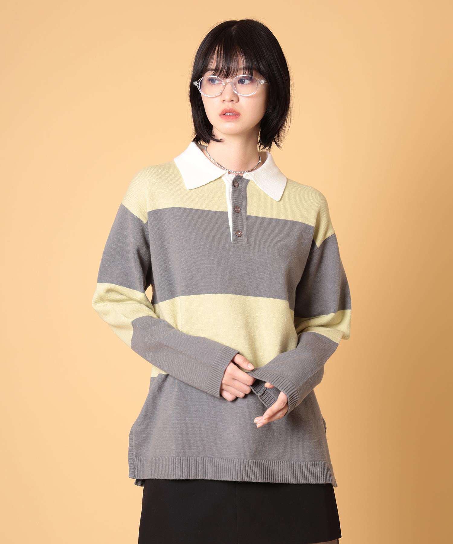 ラガーニットプルオーバー