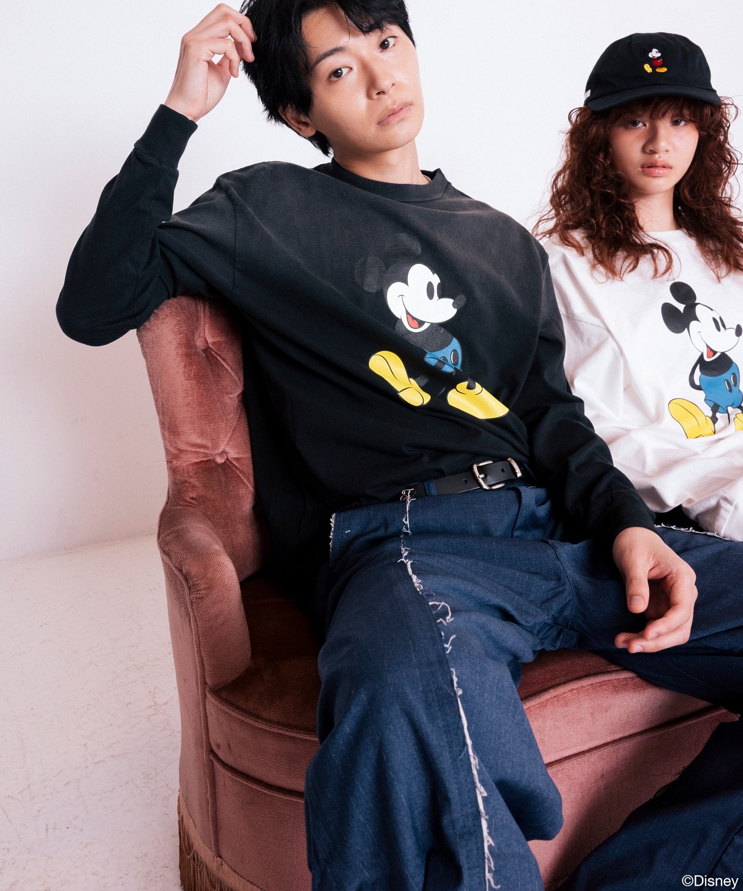 【F-LAGSTUF-F】MICKEY L/S T-SHIRT