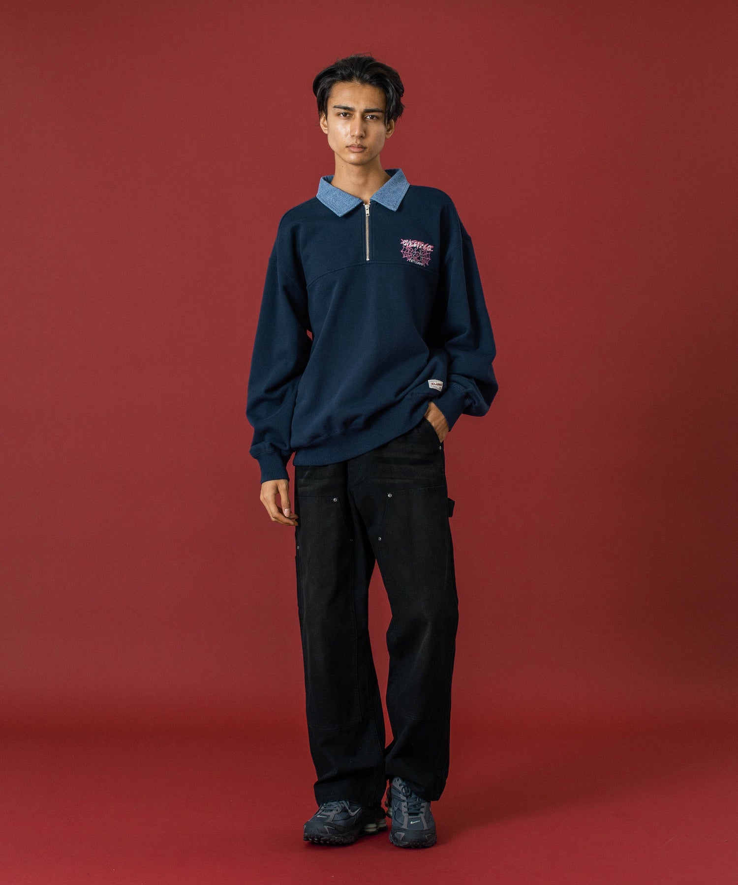 FADED DOUBLE KNEE PANTS