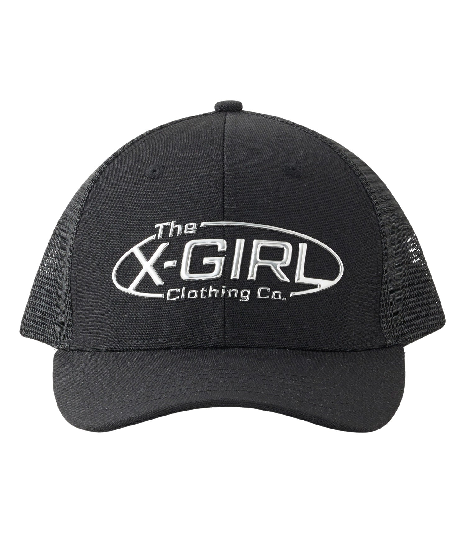 METALLIC LOGO 6PANEL MESH CAP