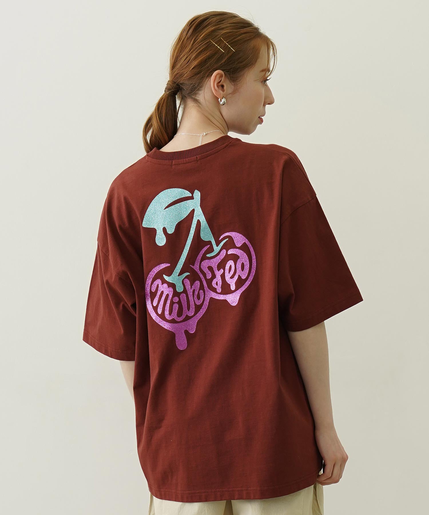 GLITTER MELTY CHERRIES S/S TEE