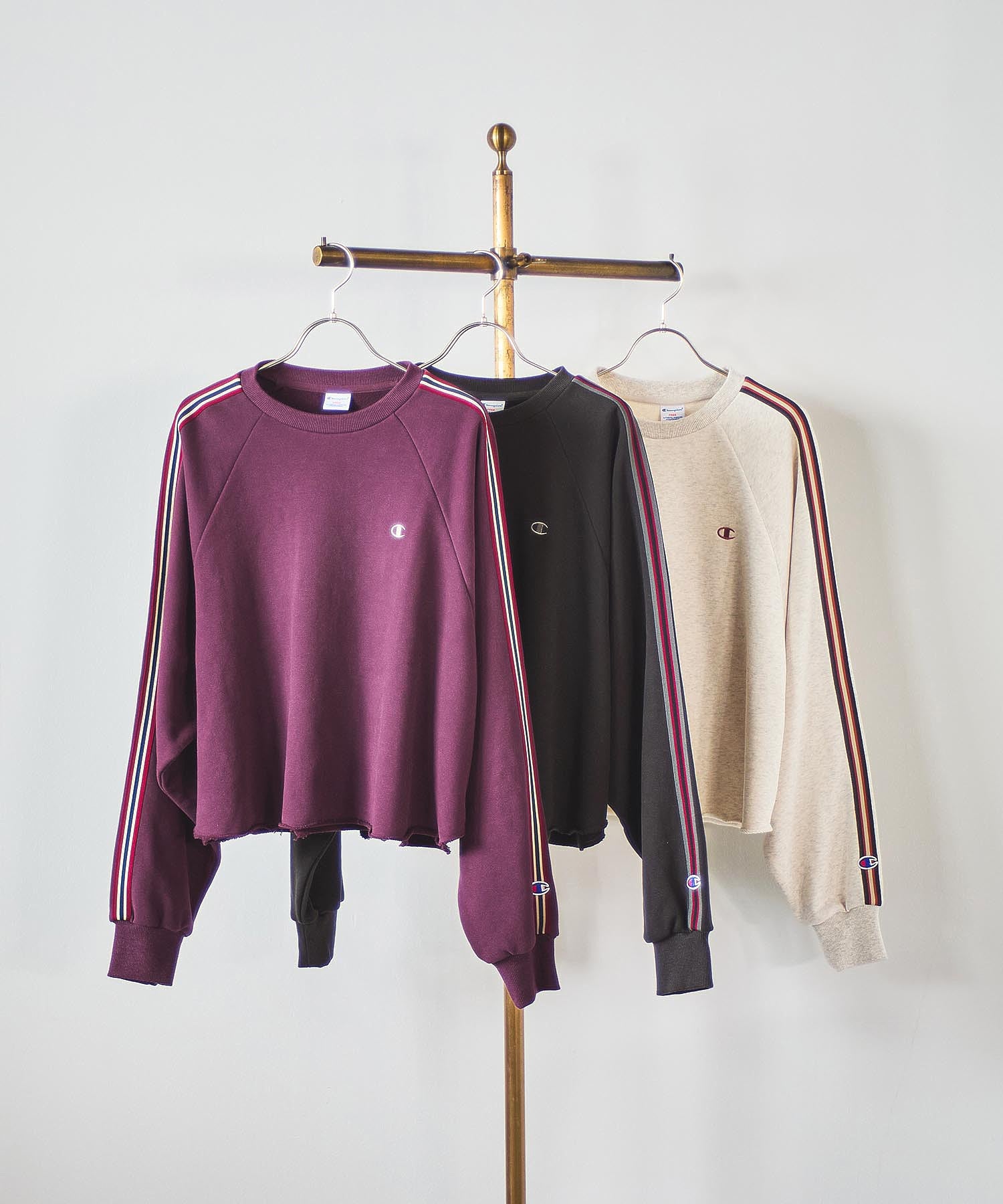 【Champion別注】ROSE BUD×Champion SIDE LINE SWEAT