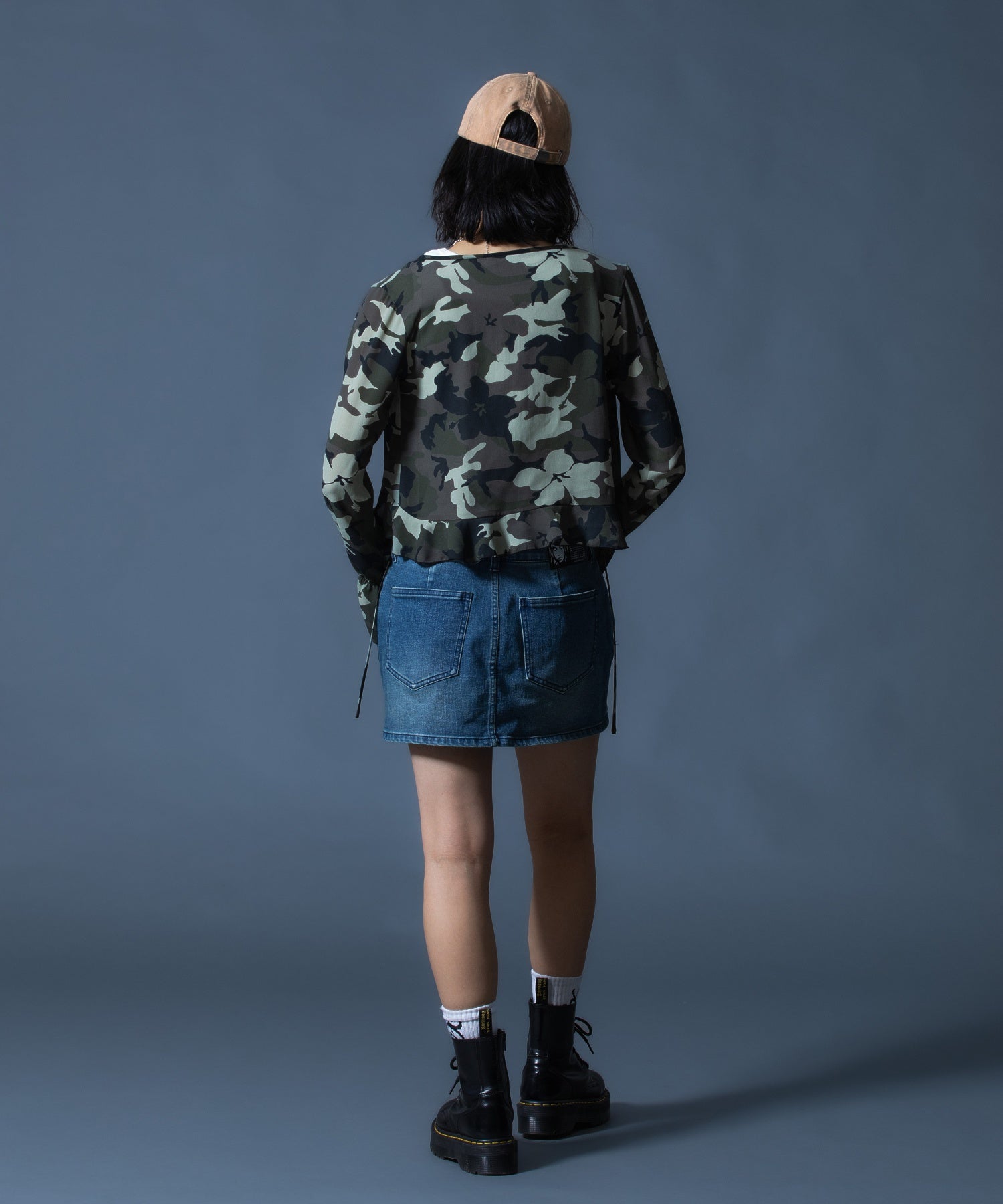 HIBISCUS CAMOUFLAGE BLOUSE