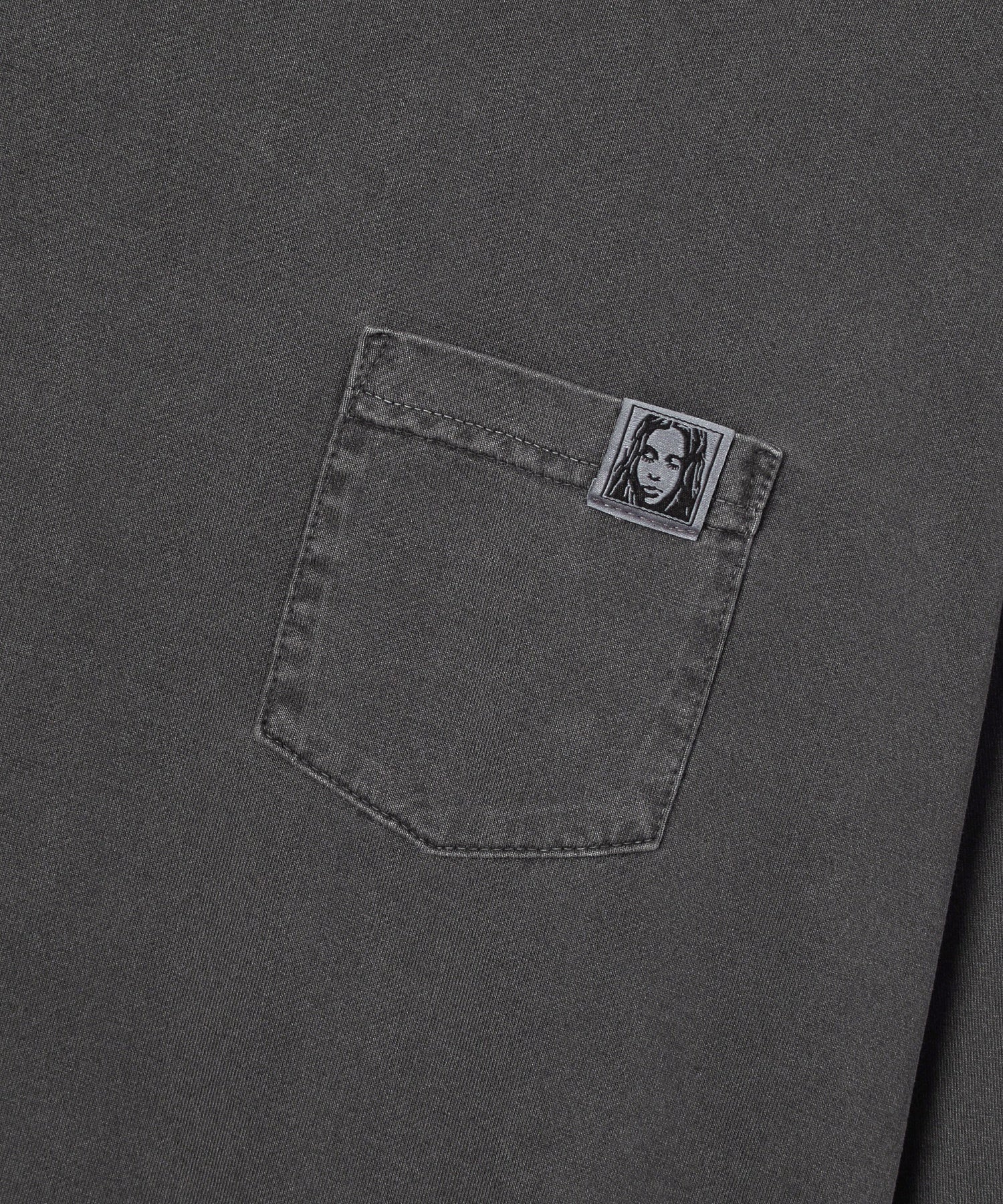 PIGMENT DYED POCKET L/S TEE