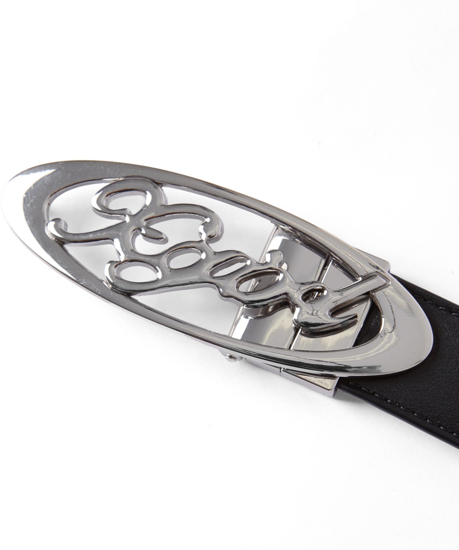 REVERSIBLE OVAL LOGO BUCKLE BELT