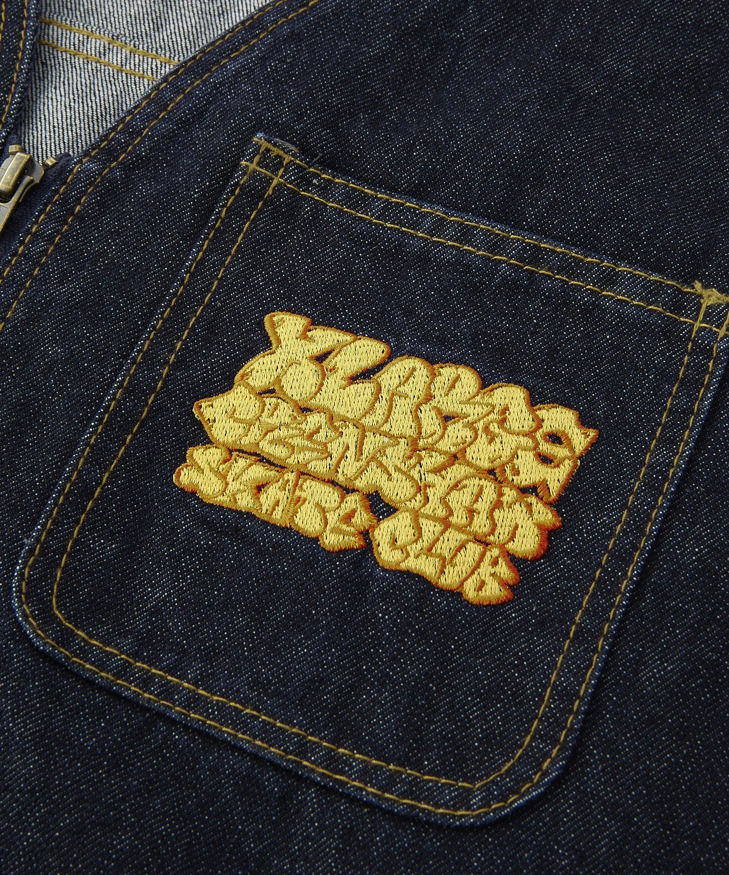 XLARGE×CRENSHAW SKATE CLUB DENIM VEST