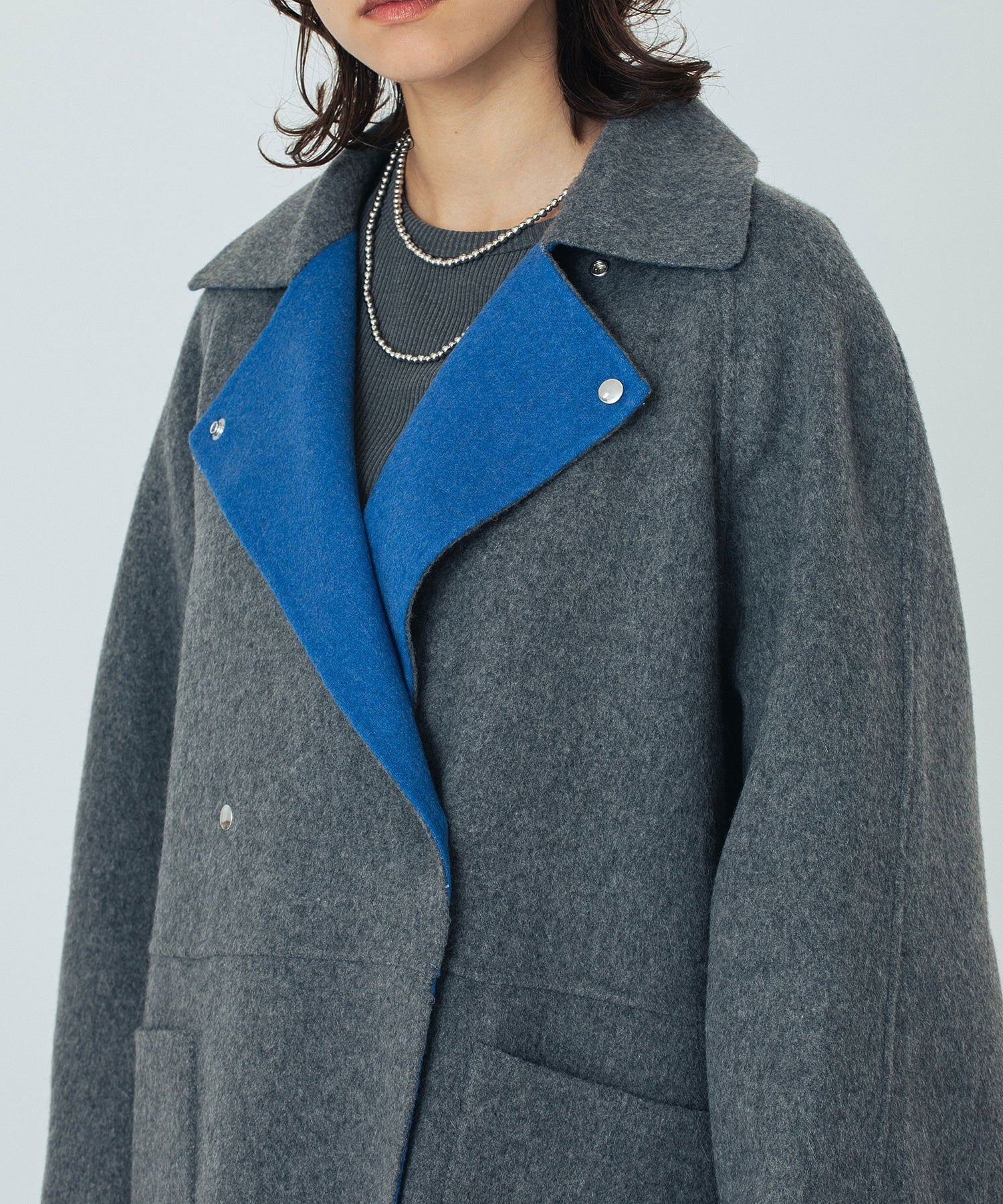 CREOLME/REVERSIBLE MIDDLE COAT