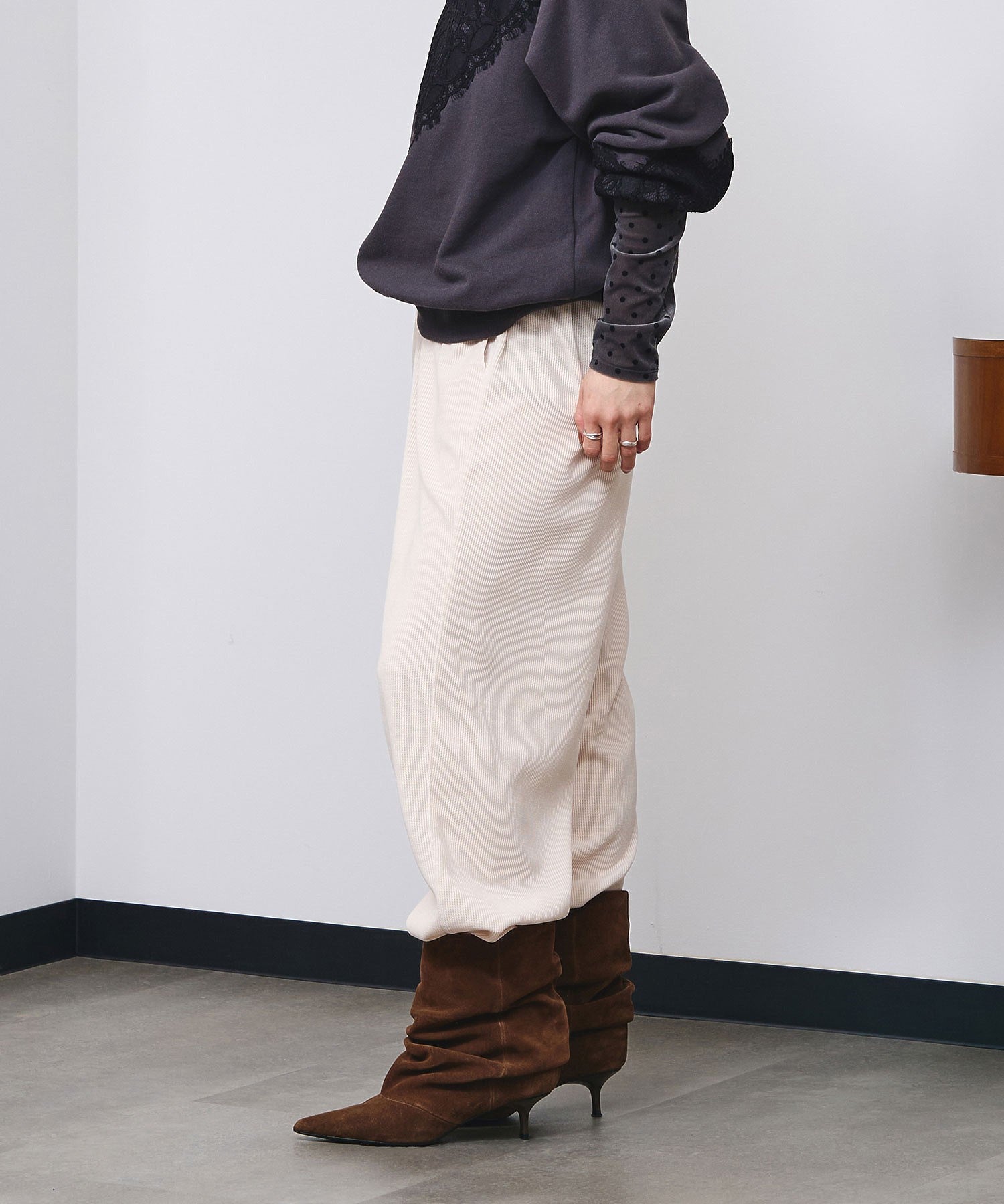 model:166cm 着用サイズ:S