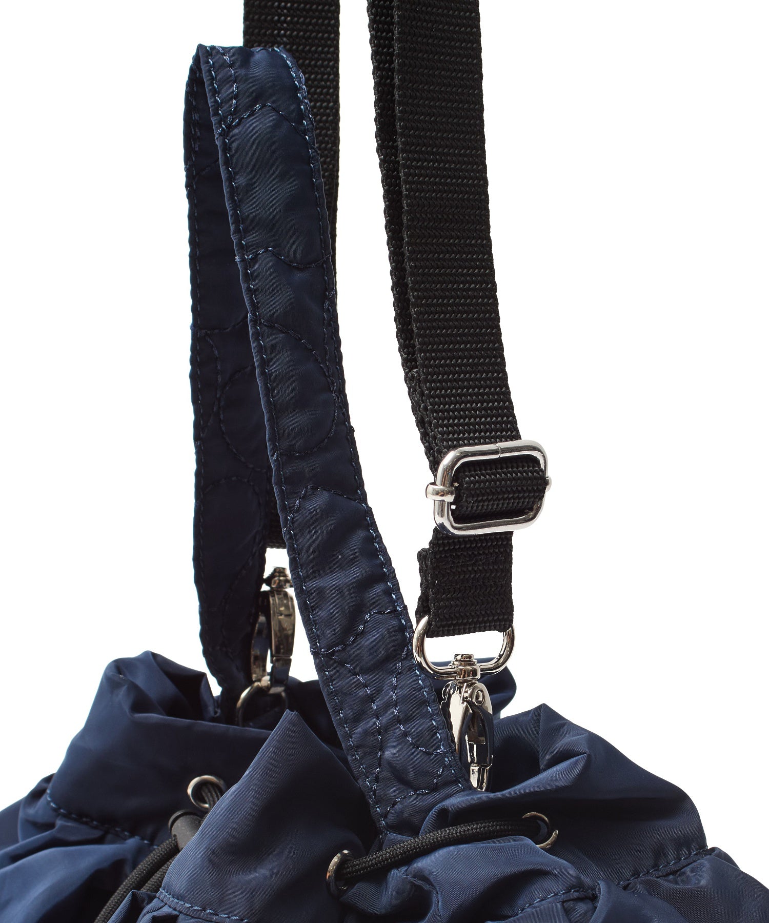 HEART QUILTED DRAWSTRING BAG