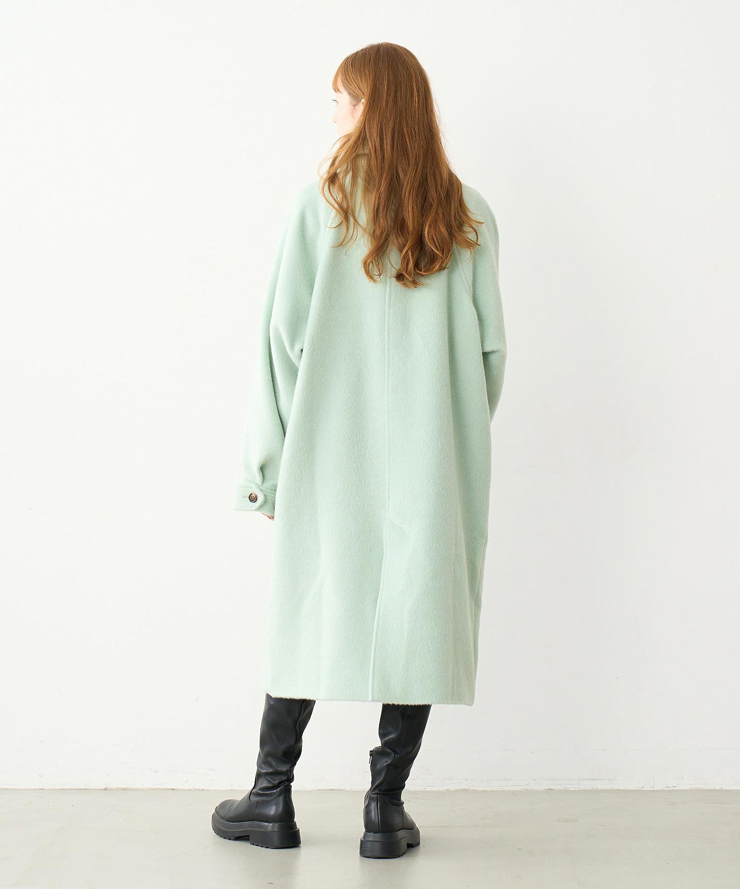 VOLUME SLEEVE LONG COAT