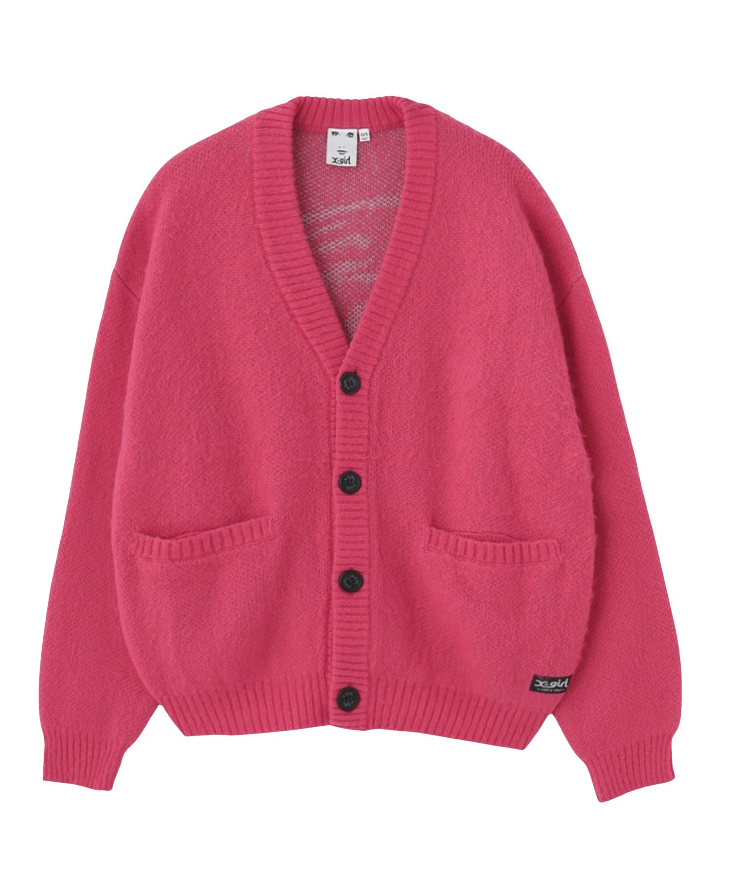 FACE JACQUARD KNIT CARDIGAN