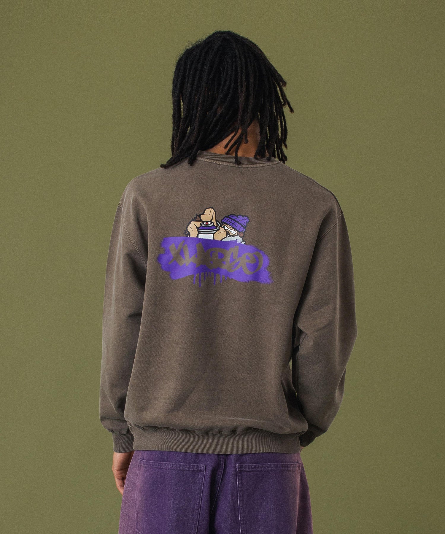 PIGMENT BOMB CREWNECK SWEAT SHIRT