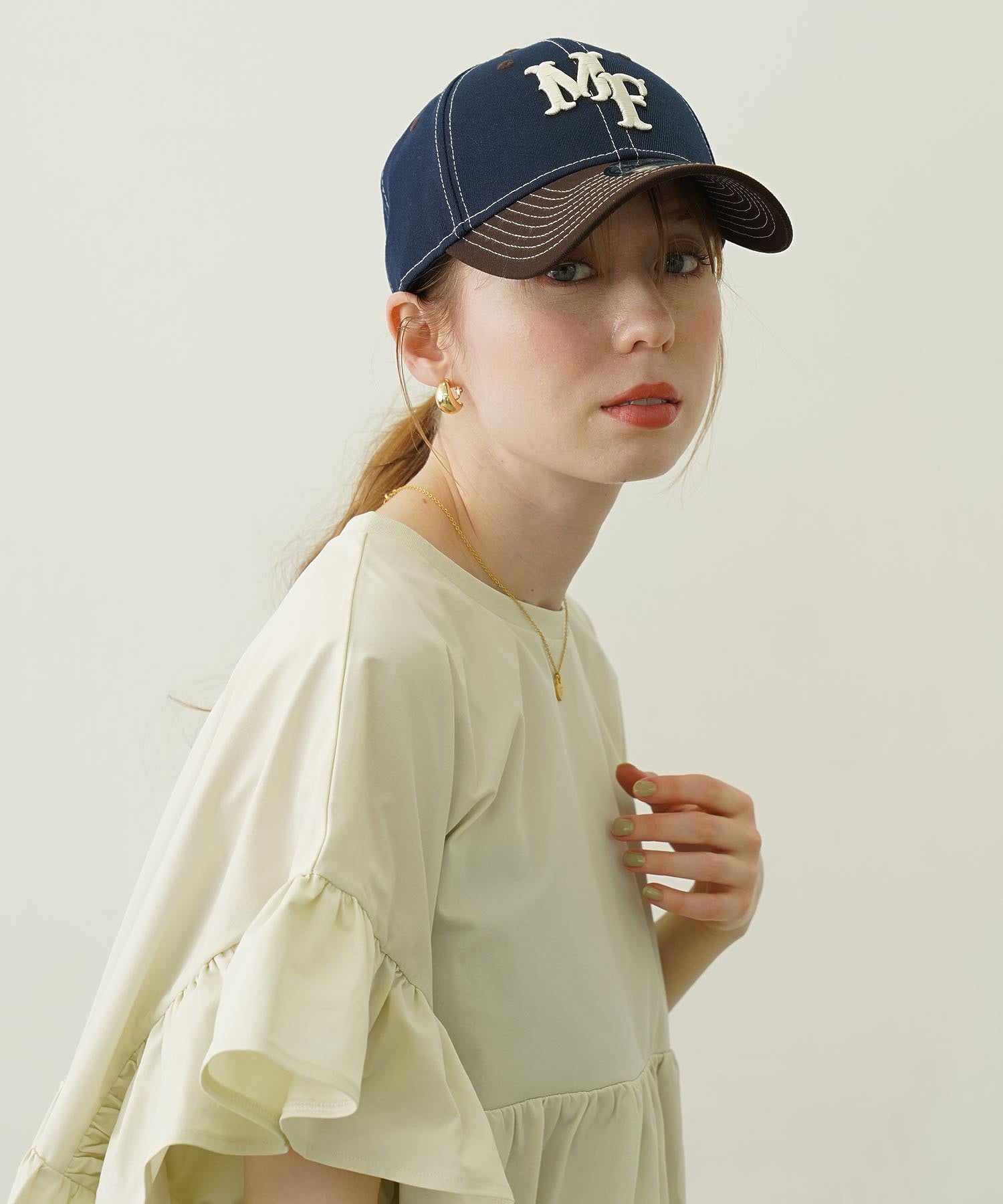 MILKFED.×NEWERA 9FORTY MF LOGO CAP