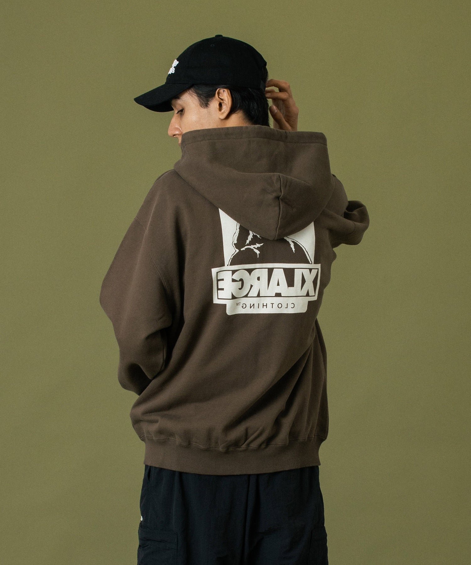 BACKSIDE OG W-ZIP HOODED SWEAT SHIRT