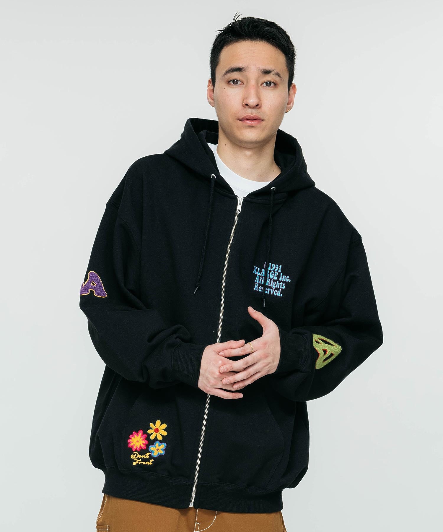 DAISY ZIP HOODED SWEAT XLARGE – calif