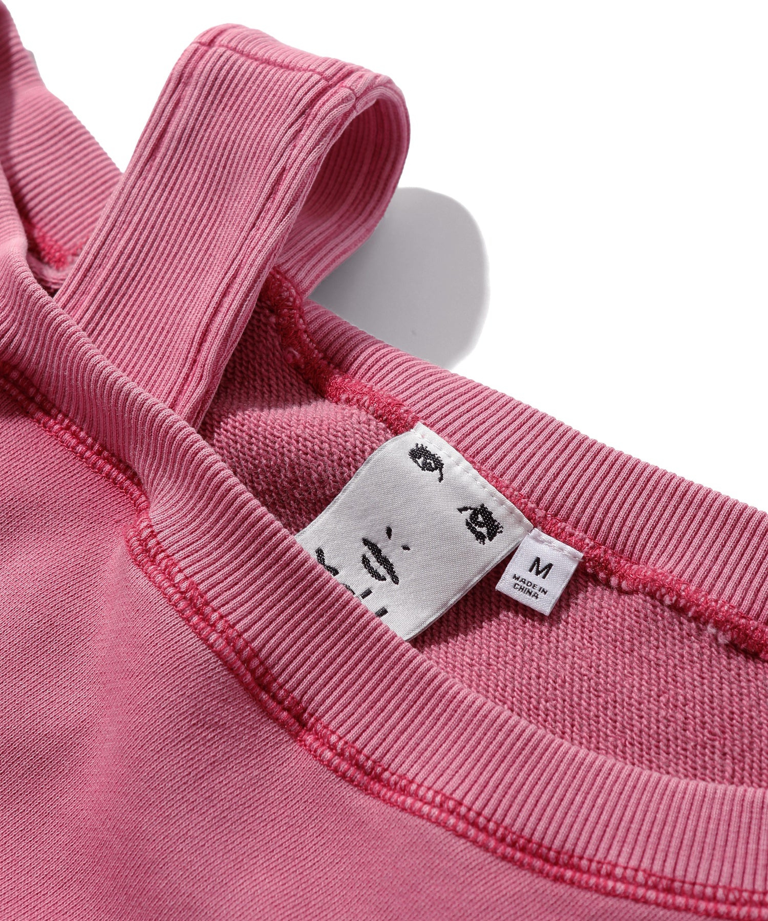 FADED LAYERED SHOULDER SWEAT TOP