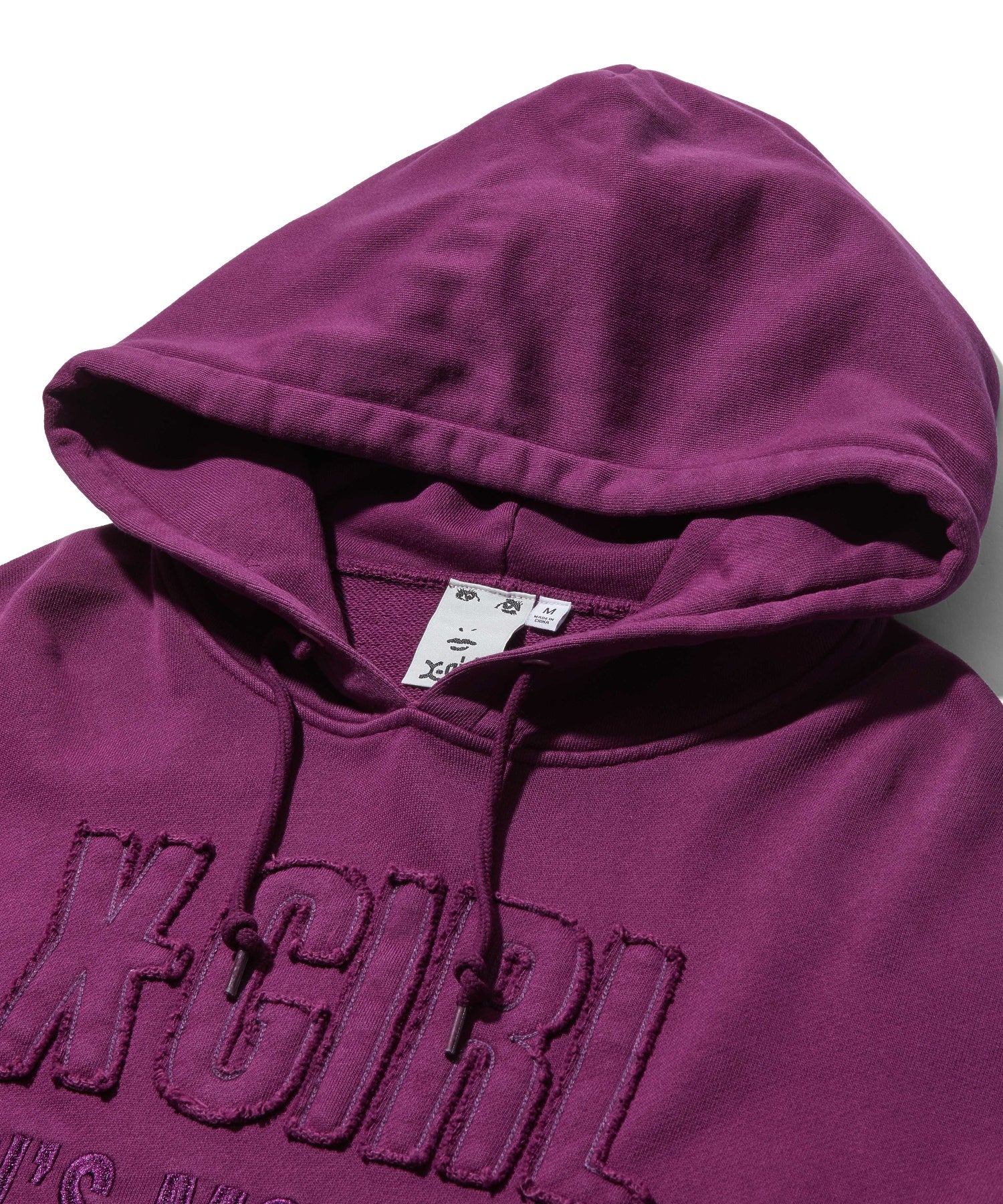 FADED LAYERED SWEAT HOODIE