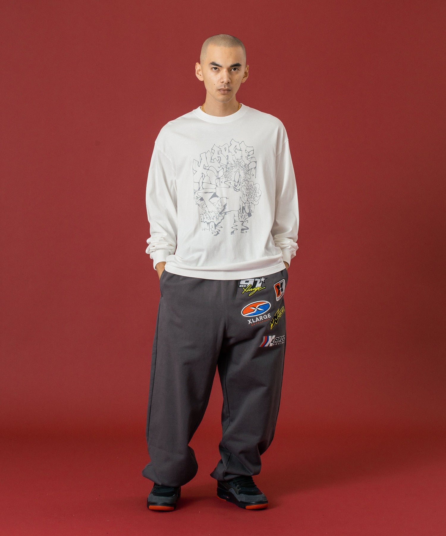 MULTI LOGO SWEAT PANTS