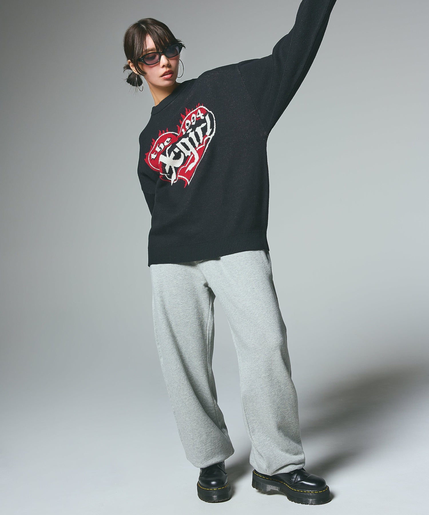 ONE POINT PENCIL SCRIPT LOGO SWEAT PANTS