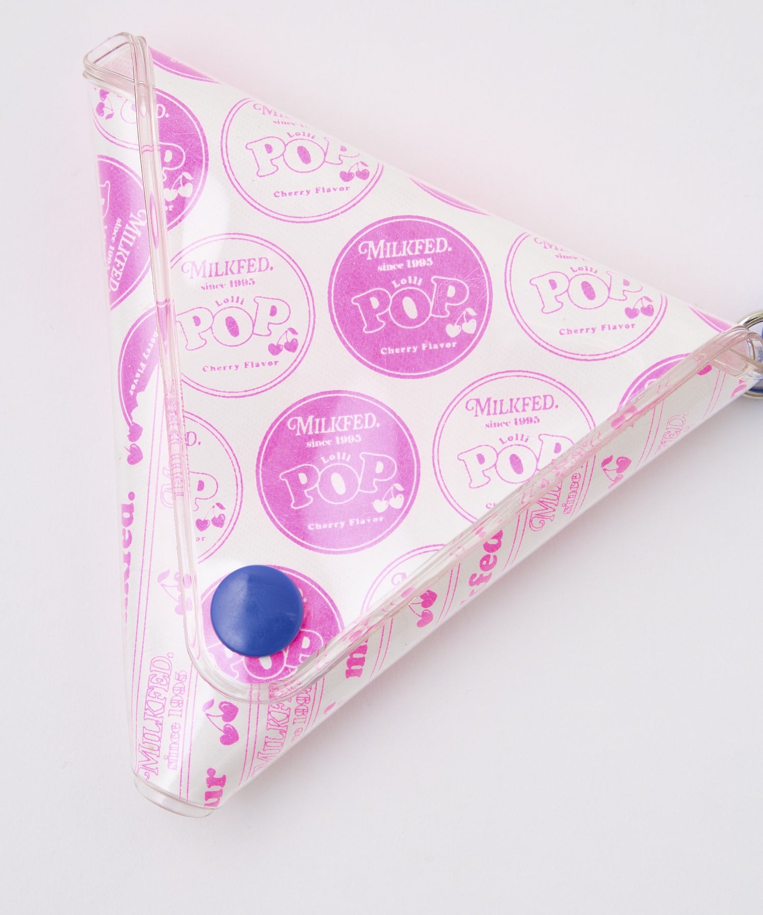 CHERRIES PRINT PVC TRIANGULAR CASE
