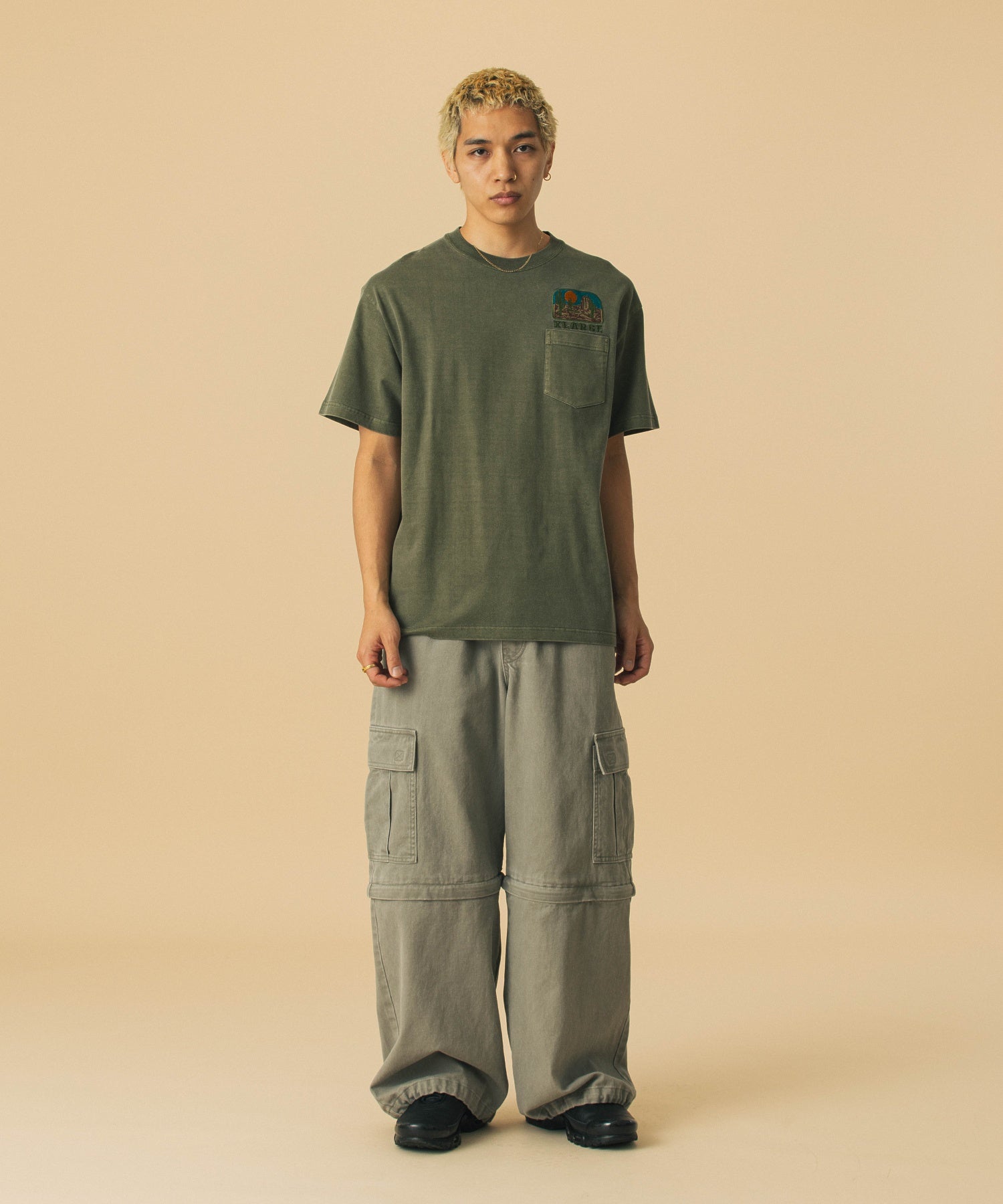 OVERDYED DESERT S/S POCKET TEE