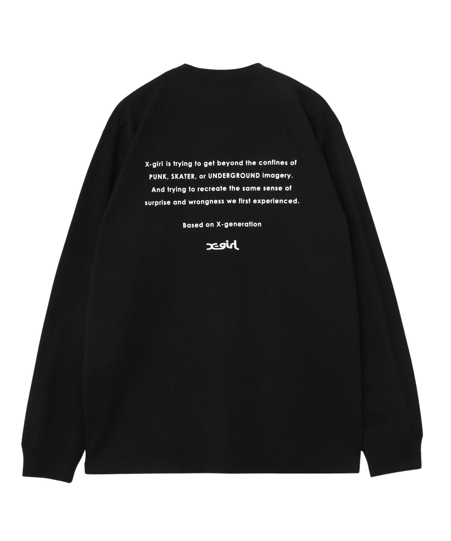 FACE AND WORDS L/S TEE