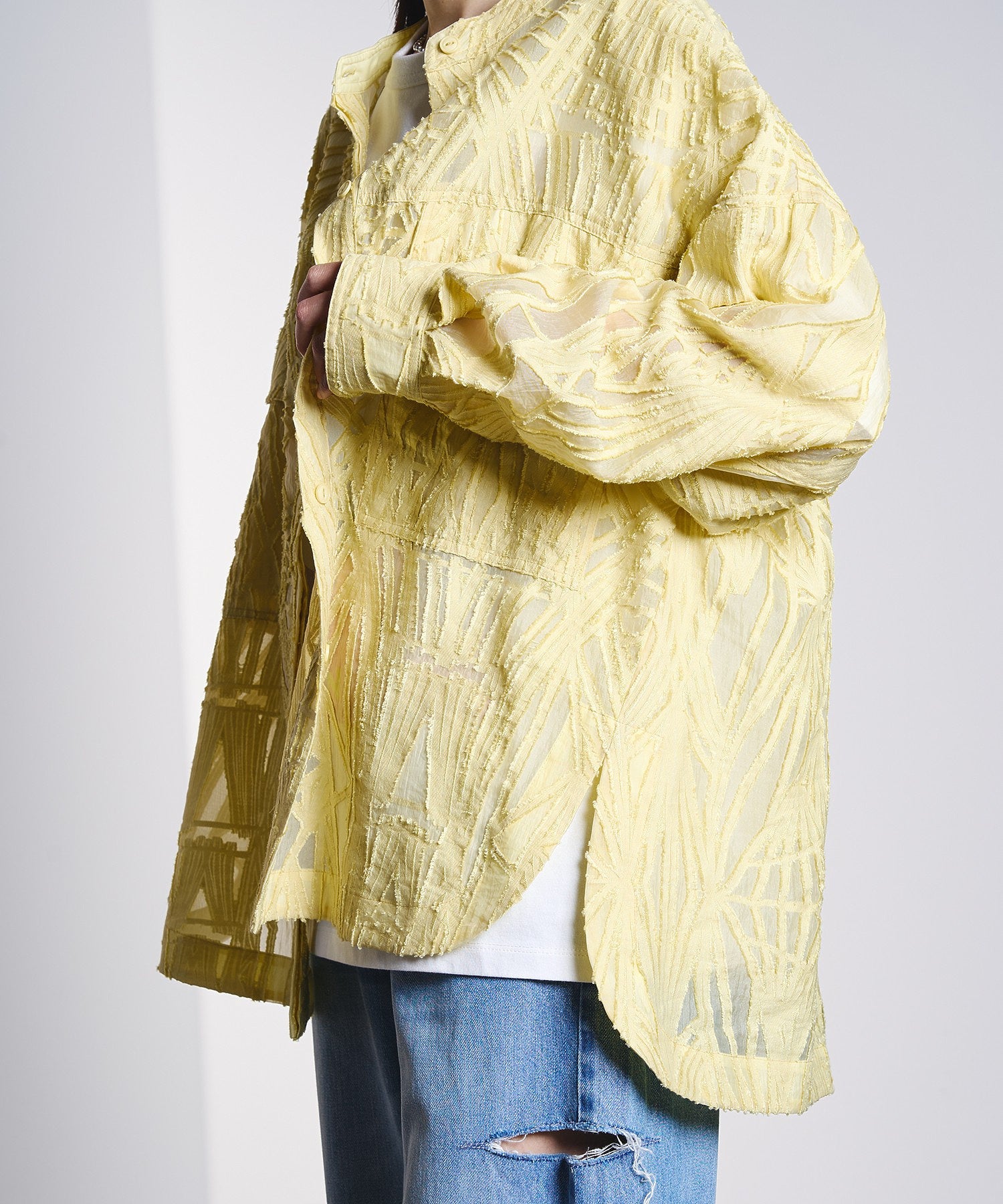 GENE HEAVENS/SHEER DOBBY SHIRT