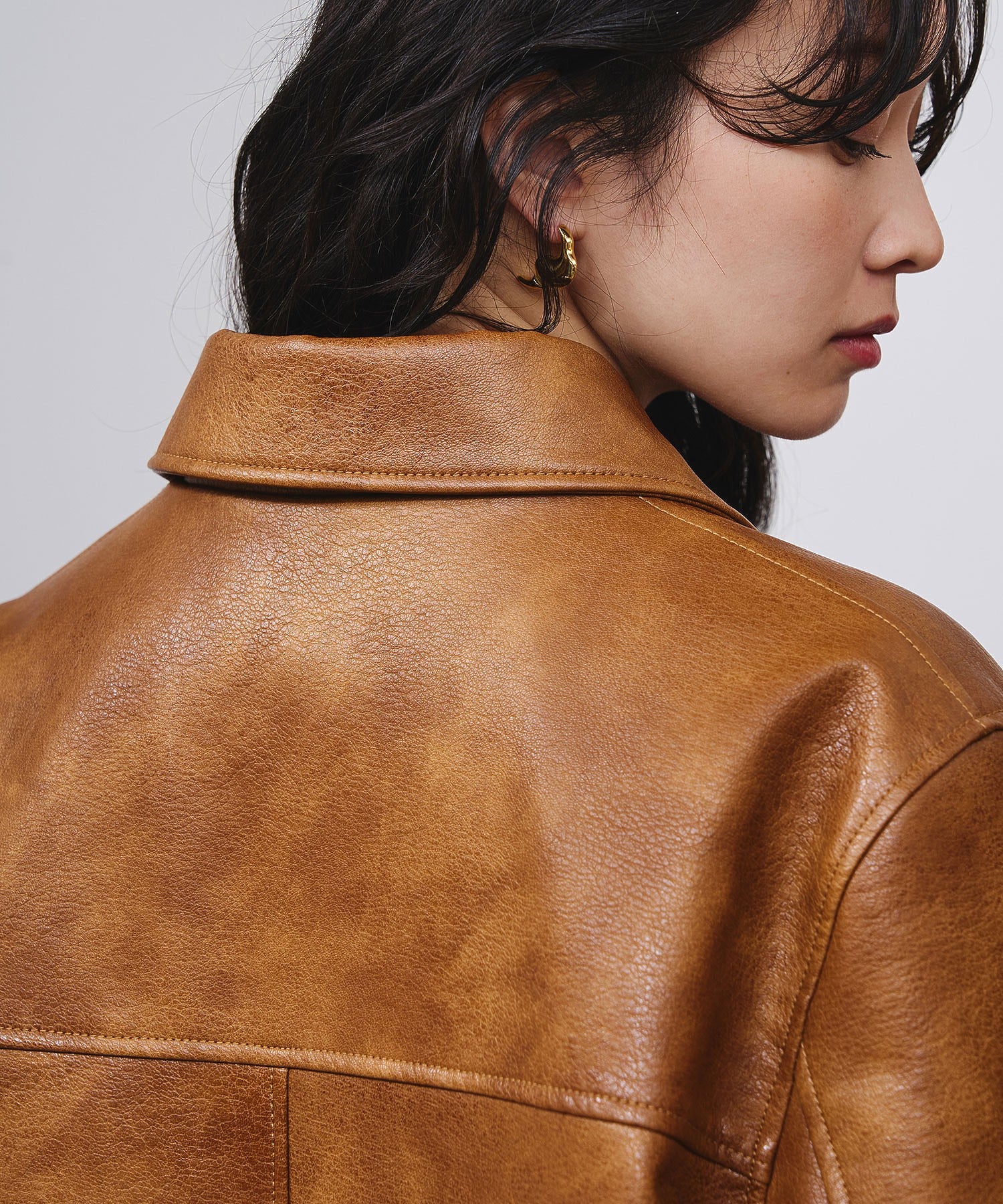 FAUX LEATHER JACKET