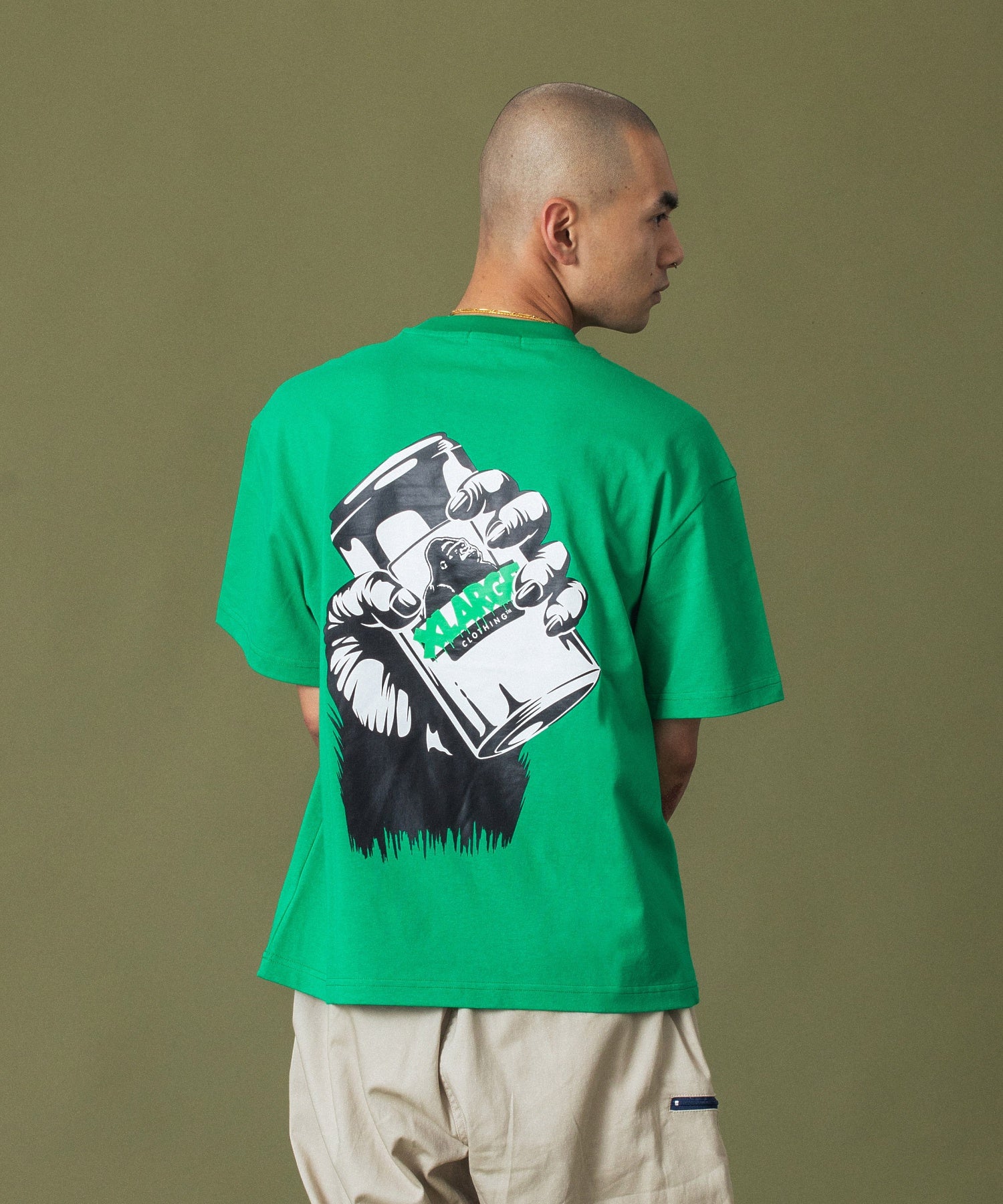 XLARGE×LIXTICK GRAB OG CAN S/S TEE