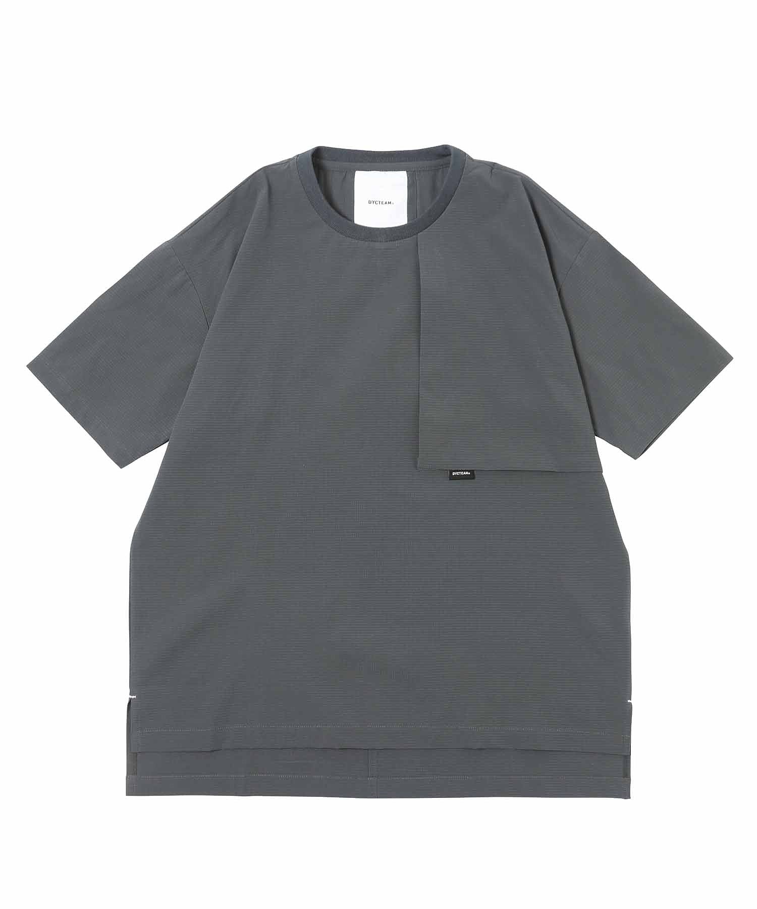 DYCTEAM /ディーワイシーチーム/ See-through Loose-Tee DST-B-2205-GY