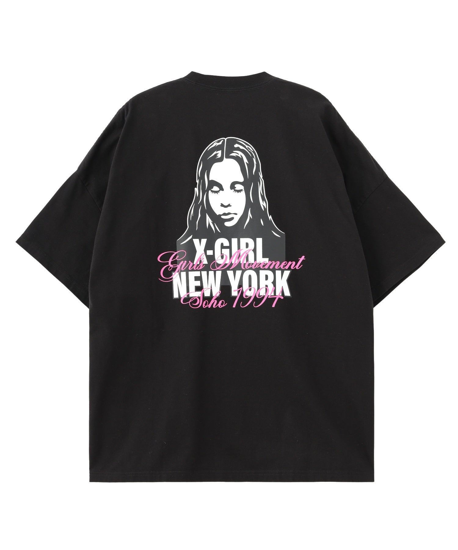 FACE AND SCRIPT MIX LOGO S/S BIG TEE DRESS