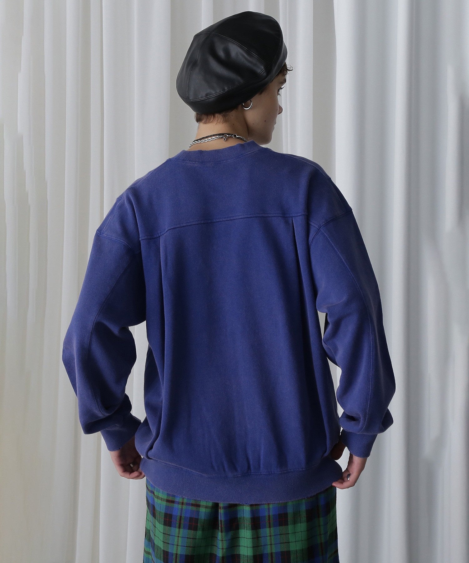 【WEB・一部店舗限定】スプレーブリーチパネルスウェット