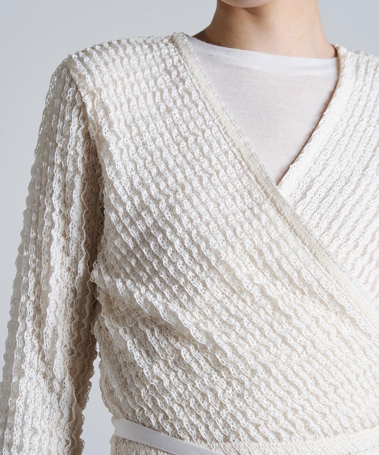 mici/RASCHEL JACQUARD CACHE COEUR