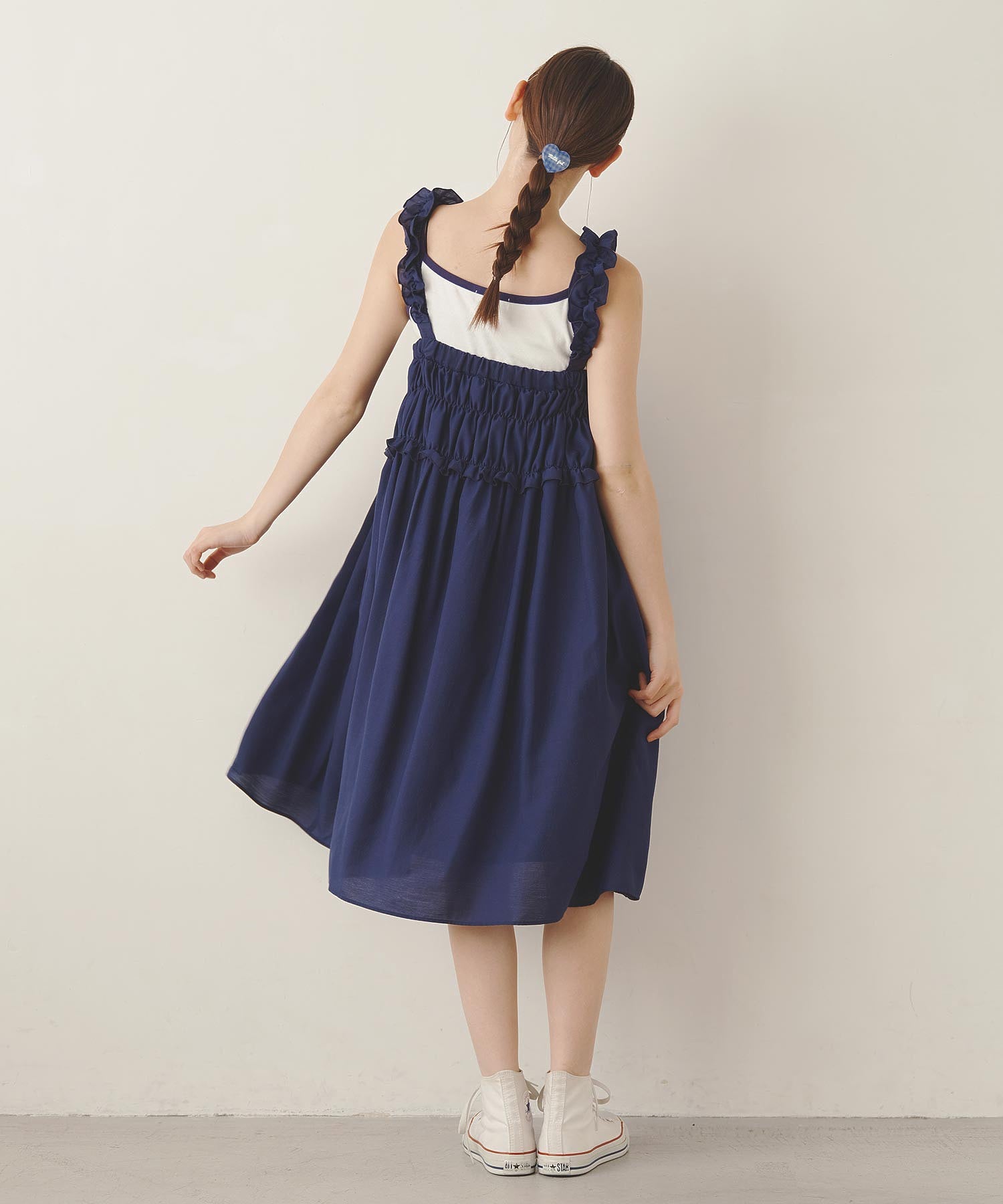 GATHERED 2WAY DRESS