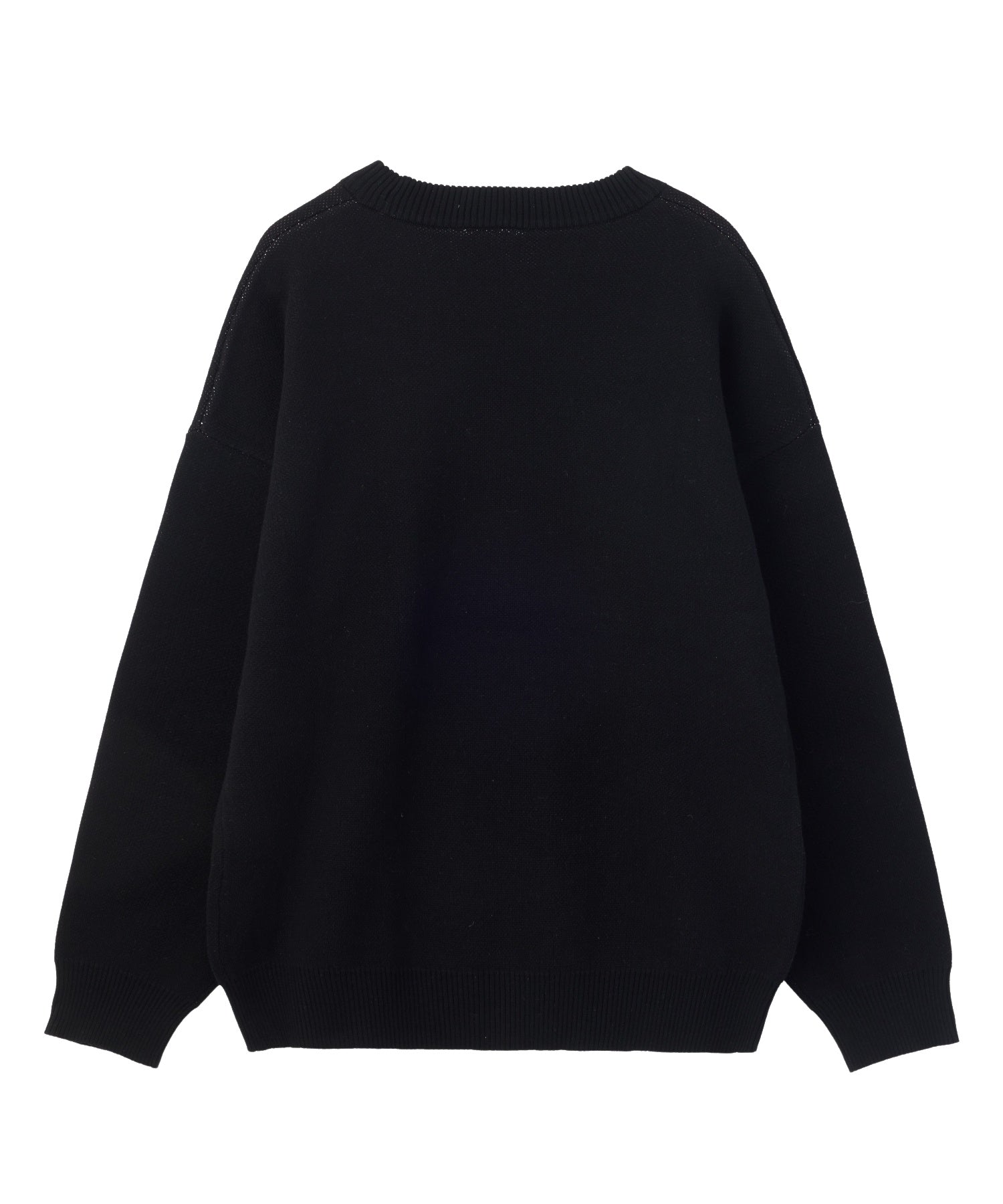 STRAWBERRY AND LOGO JACQUARD KNIT TOP