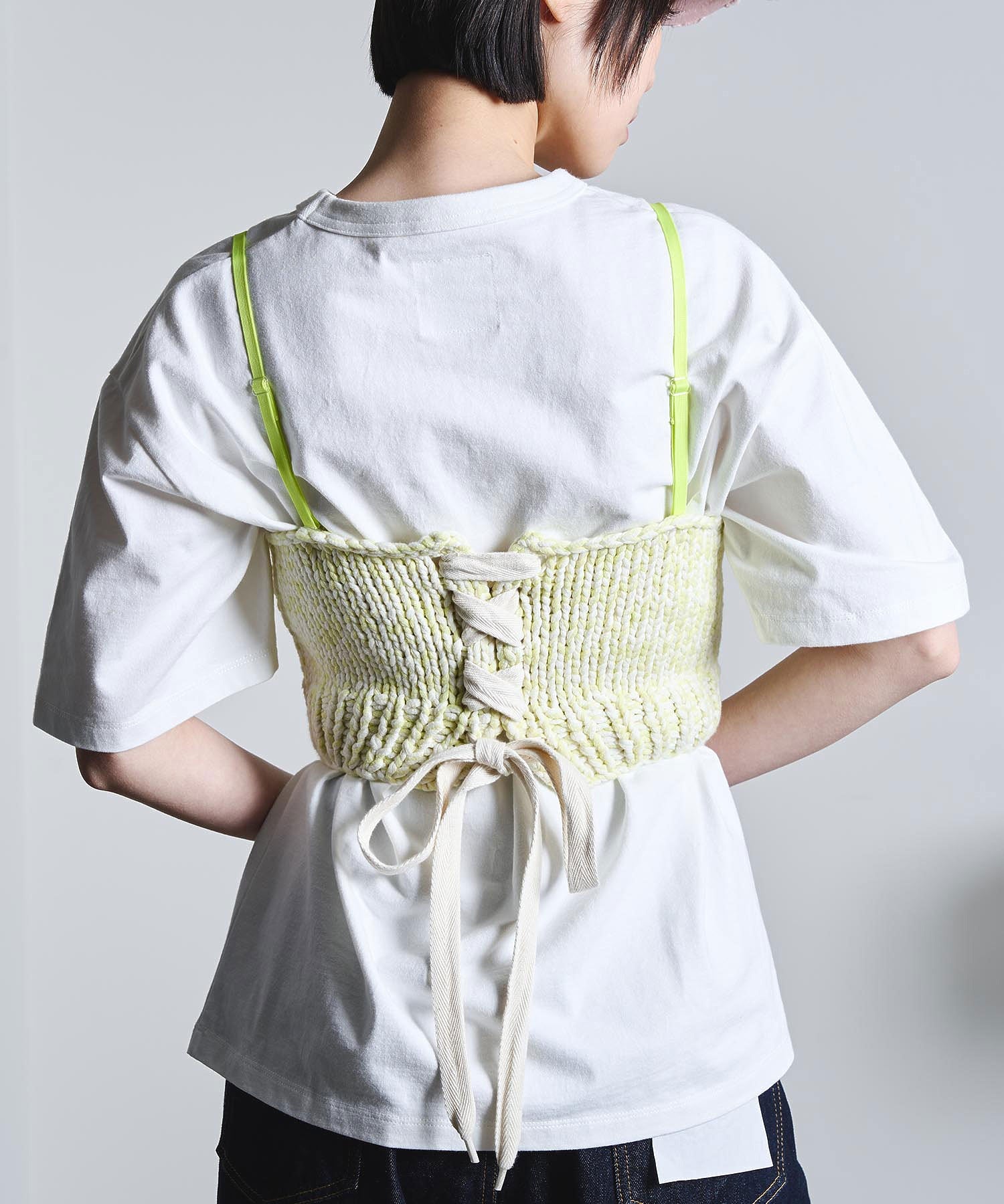 mici/KNIT BUSTIER